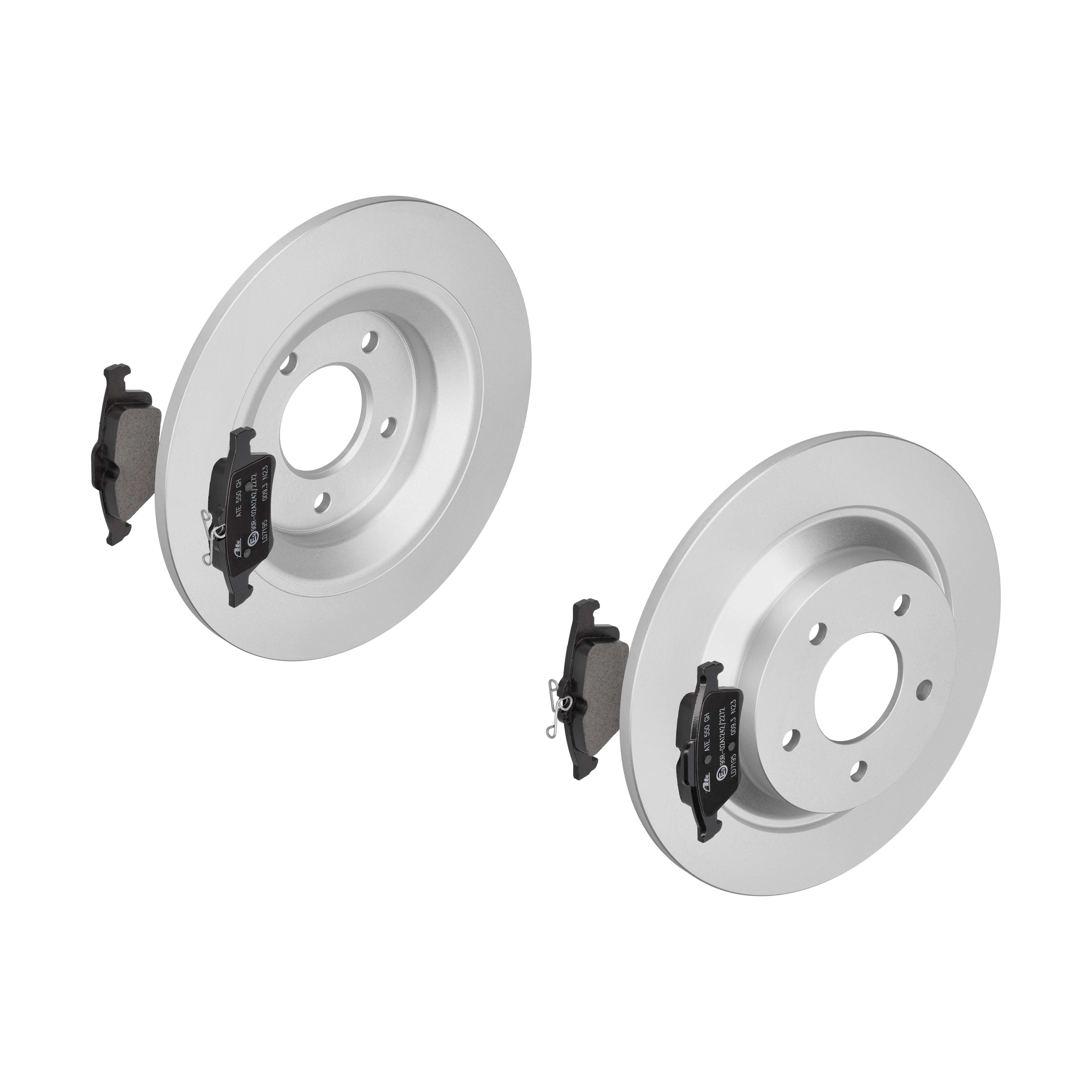 ATE Bremsensatz, Scheibenbremse ijzjsgknt8 Hinterachse Voll 302mm 11mm für FORD OPEL VOLVO SAAB GENERAL MOTORS MAZDA