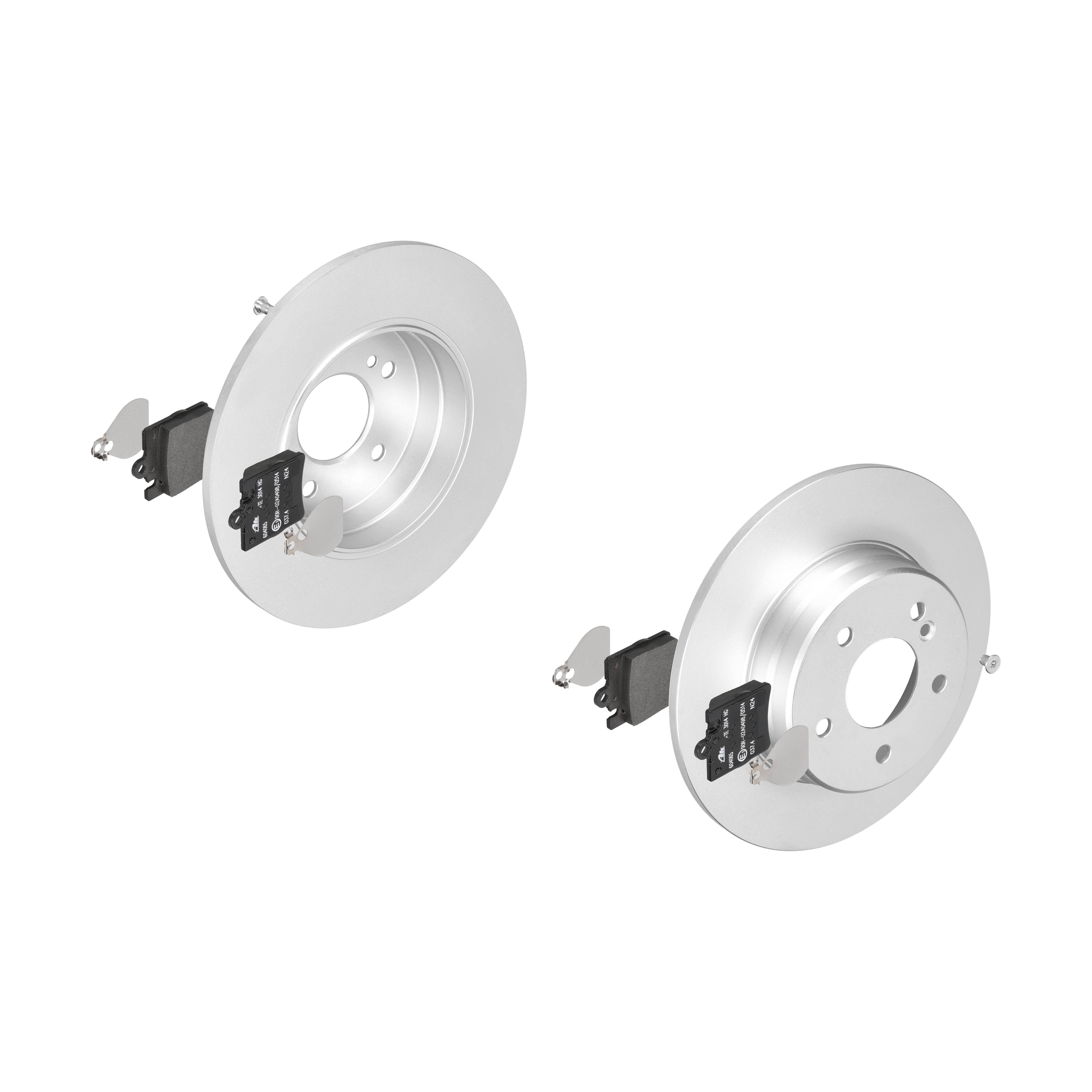 ATE Bremsensatz, Scheibenbremse ijf141gsi0 Hinterachse Voll 290mm 10mm für MERCEDES-BENZ