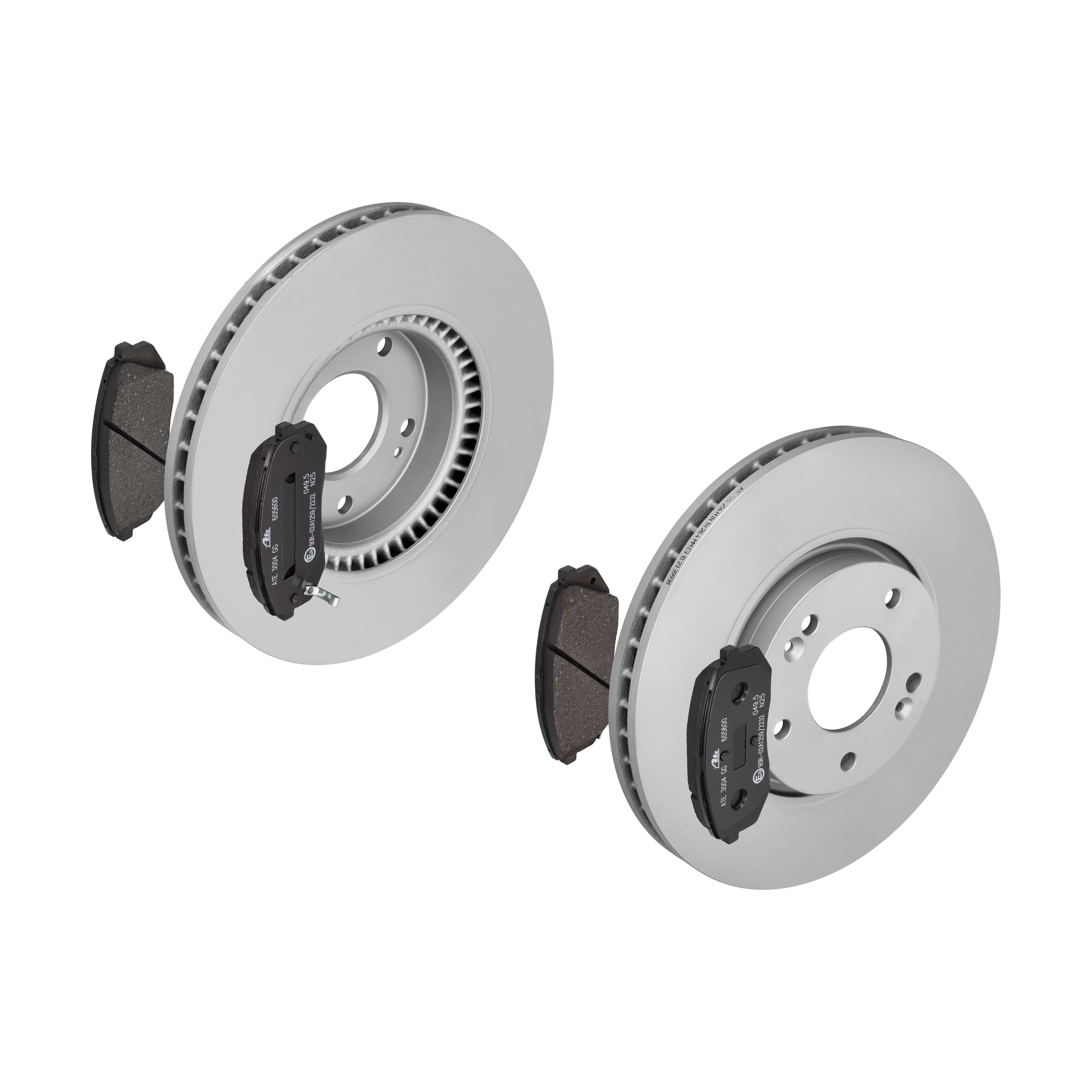 ATE Bremsensatz, Scheibenbremse sg000008bv Vorderachse belüftet 300mm 28mm für HYUNDAI KIA