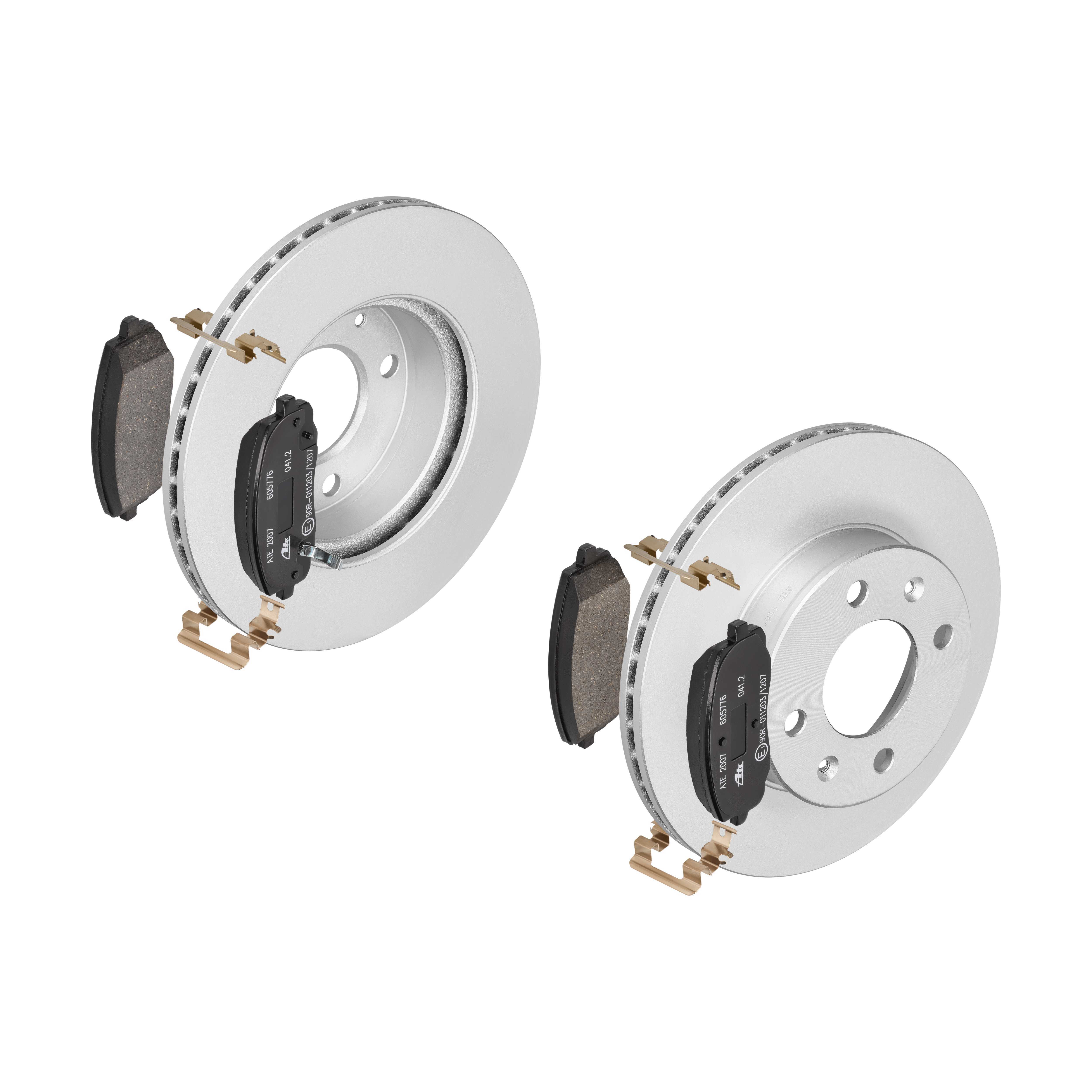 ATE Bremsensatz, Scheibenbremse ijf141by25 Vorderachse belüftet 241mm 18mm für KIA HYUNDAI