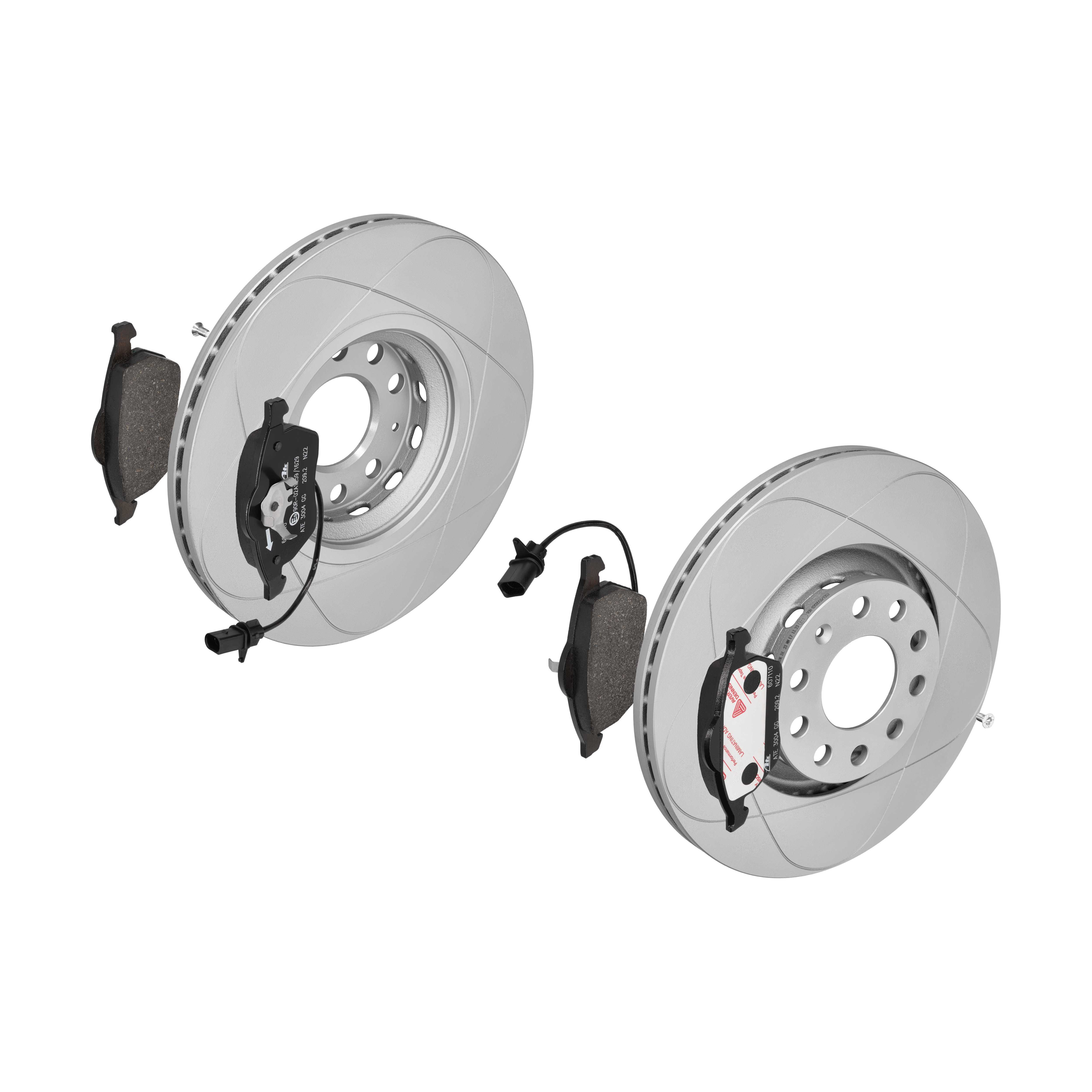 ATE Bremsensatz, Scheibenbremse ijzjsghep2 Vorderachse belüftet 312mm 25mm für SEAT VAG SKODA