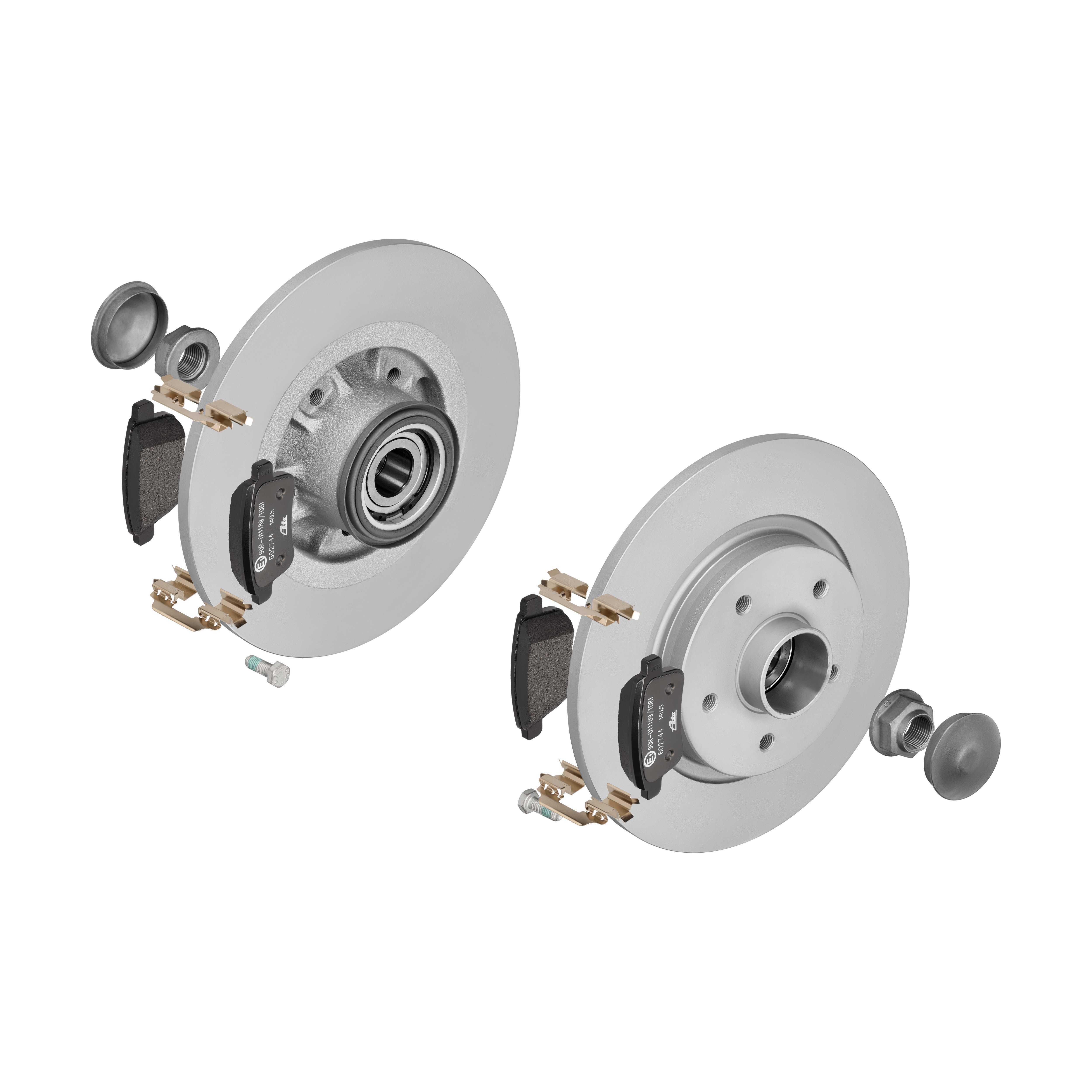 ATE Bremsensatz, Scheibenbremse sg00000b4s Hinterachse Voll 274mm 11mm für MERCEDES-BENZ RENAULT