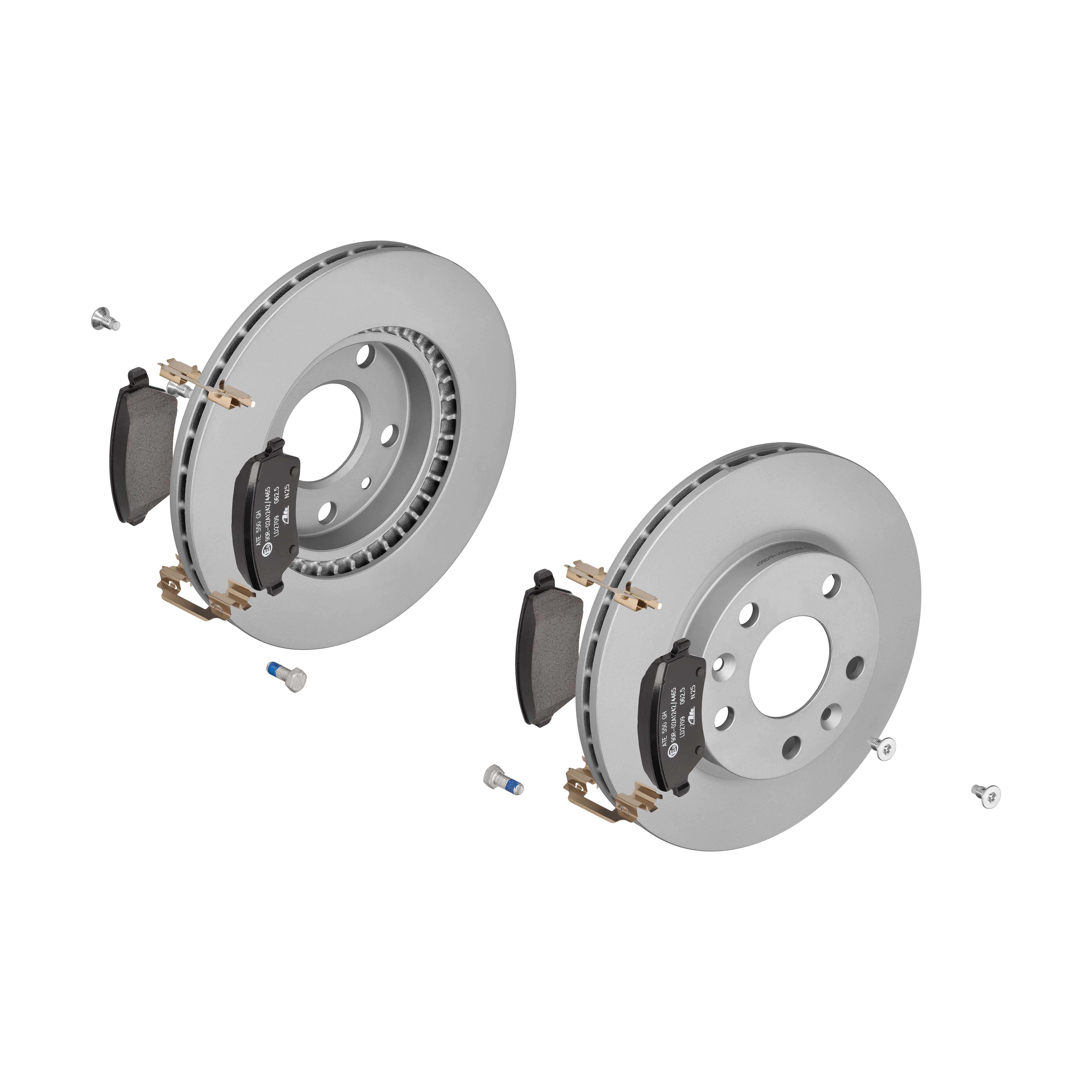 ATE Bremsensatz, Scheibenbremse ijzjsgiu43 Vorderachse belüftet 269mm 22mm für MERCEDES-BENZ RENAULT LADA NISSAN DACIA