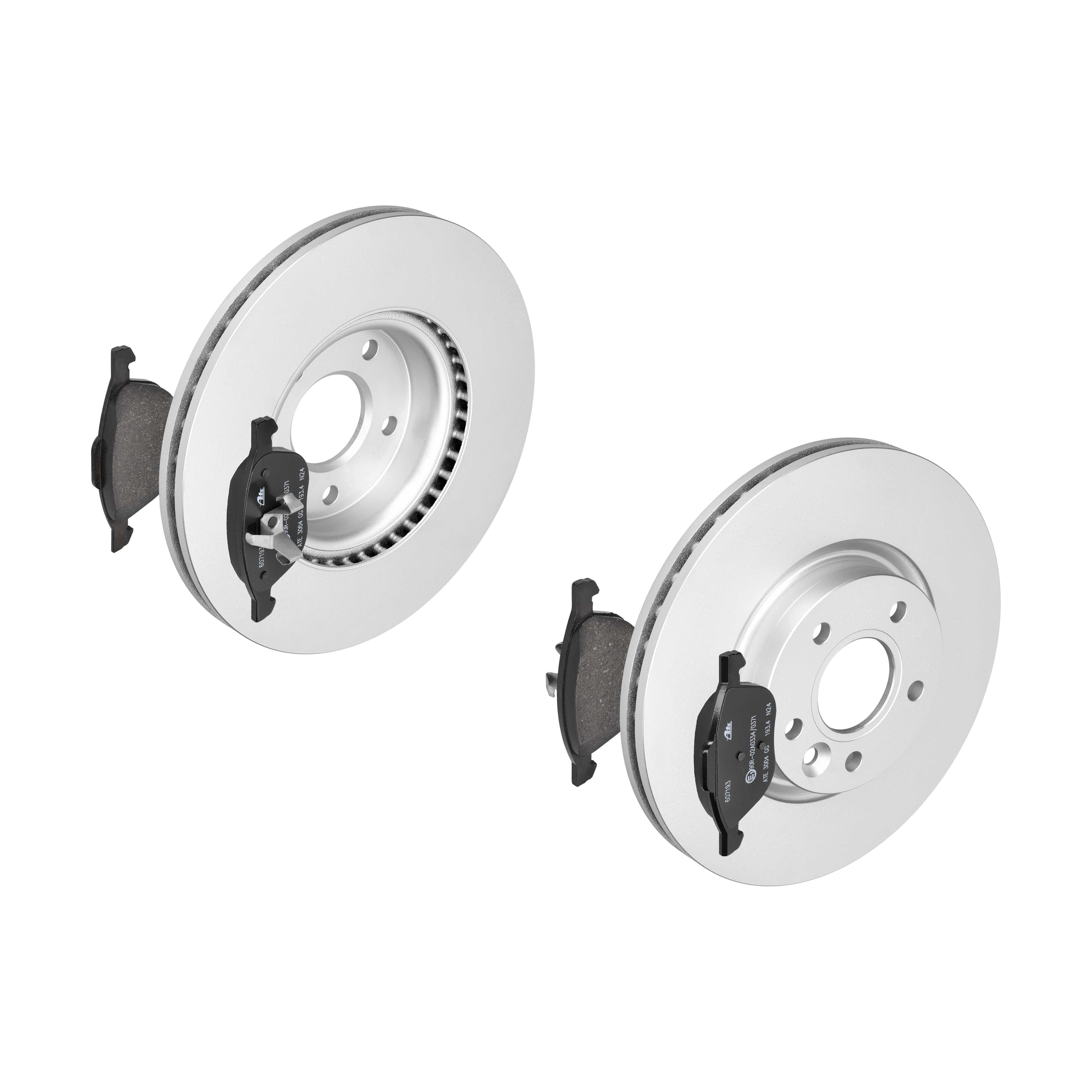 ATE Bremsensatz, Scheibenbremse ijf141daz1 Vorderachse belüftet 300mm 25mm für VOLVO FORD MAZDA