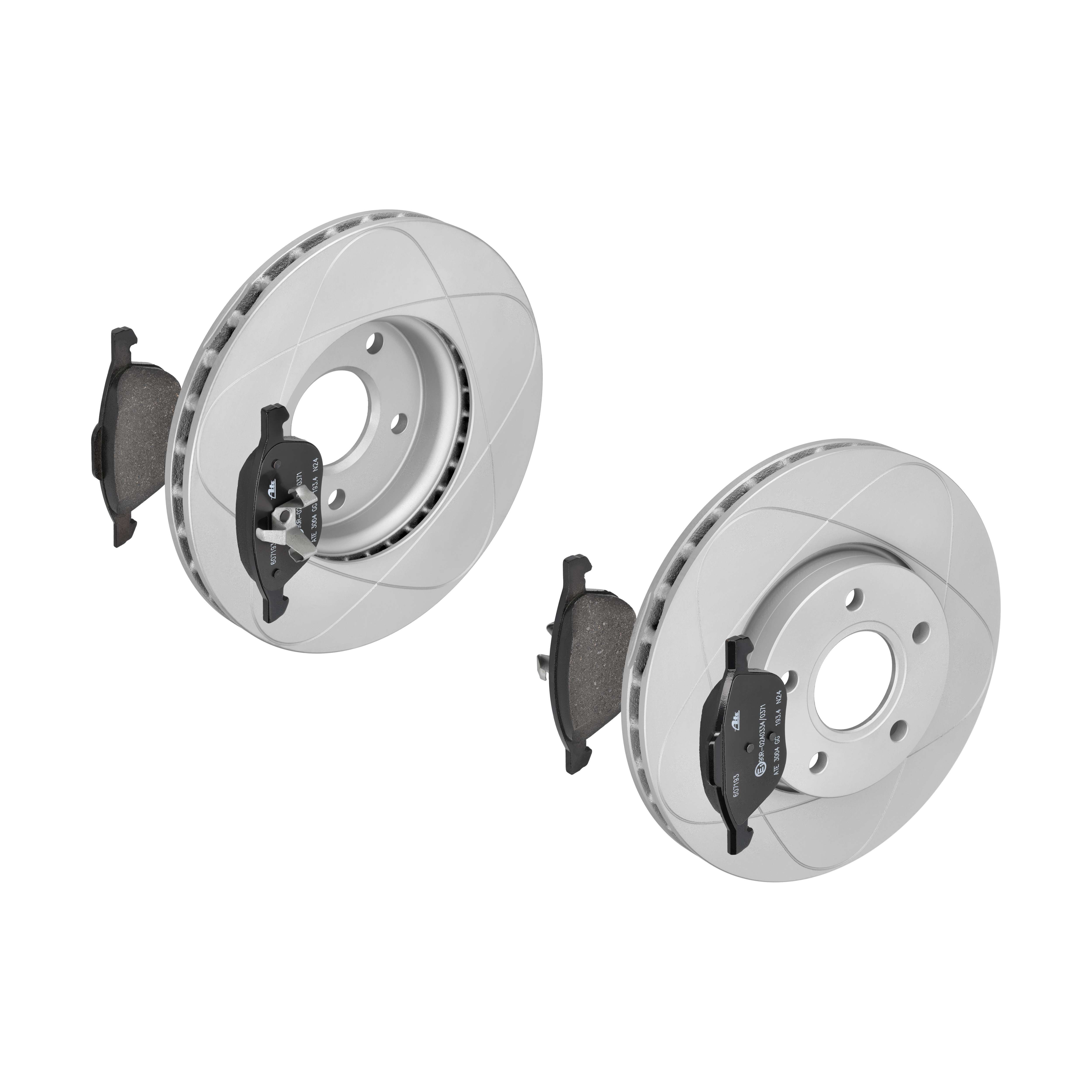 ATE Bremsensatz, Scheibenbremse ijzjsghy30 Vorderachse belüftet 278mm 25mm für FORD VOLVO MAZDA