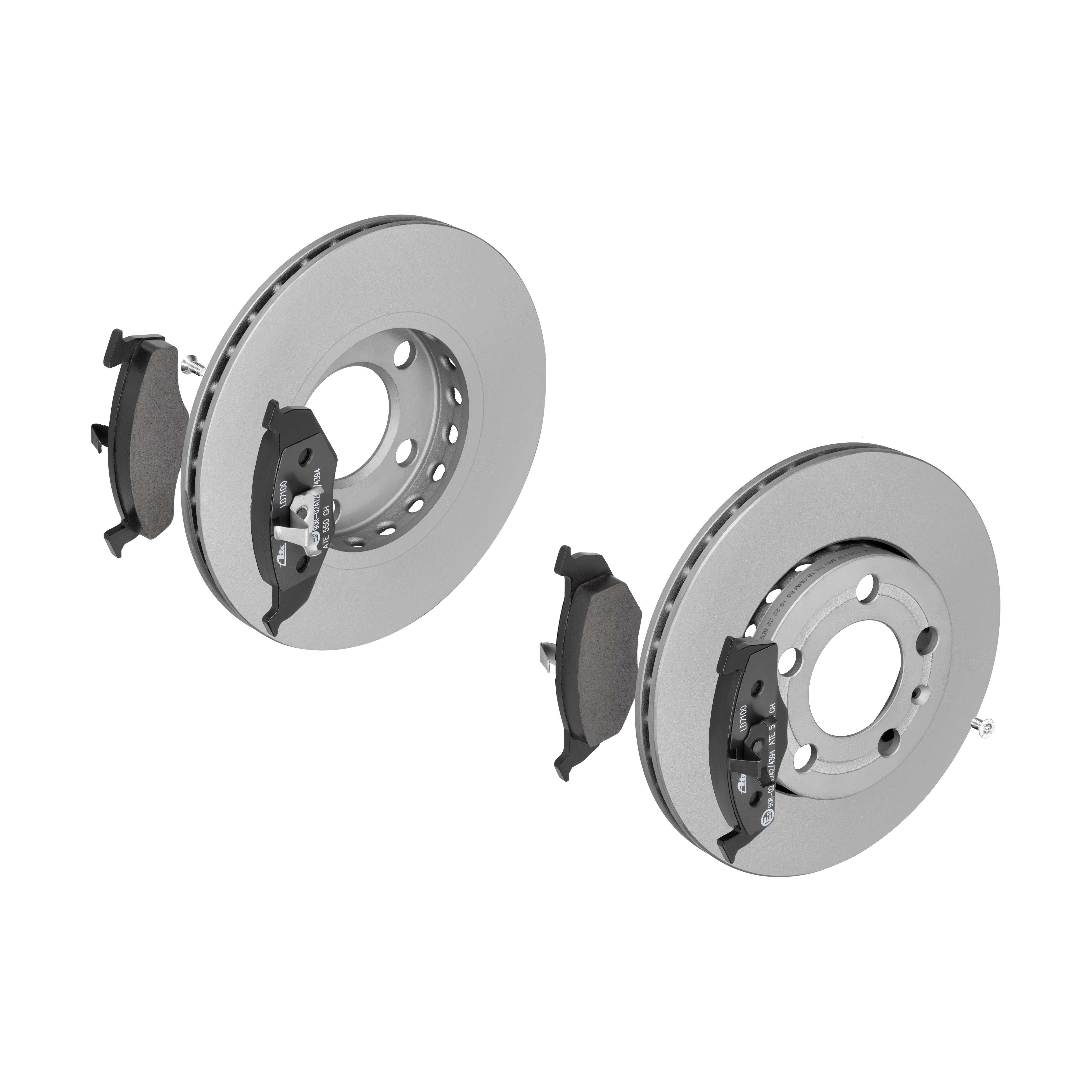 ATE Bremsensatz, Scheibenbremse ijzjsgjcm9 Vorderachse belüftet 239mm 18mm für VAG SKODA