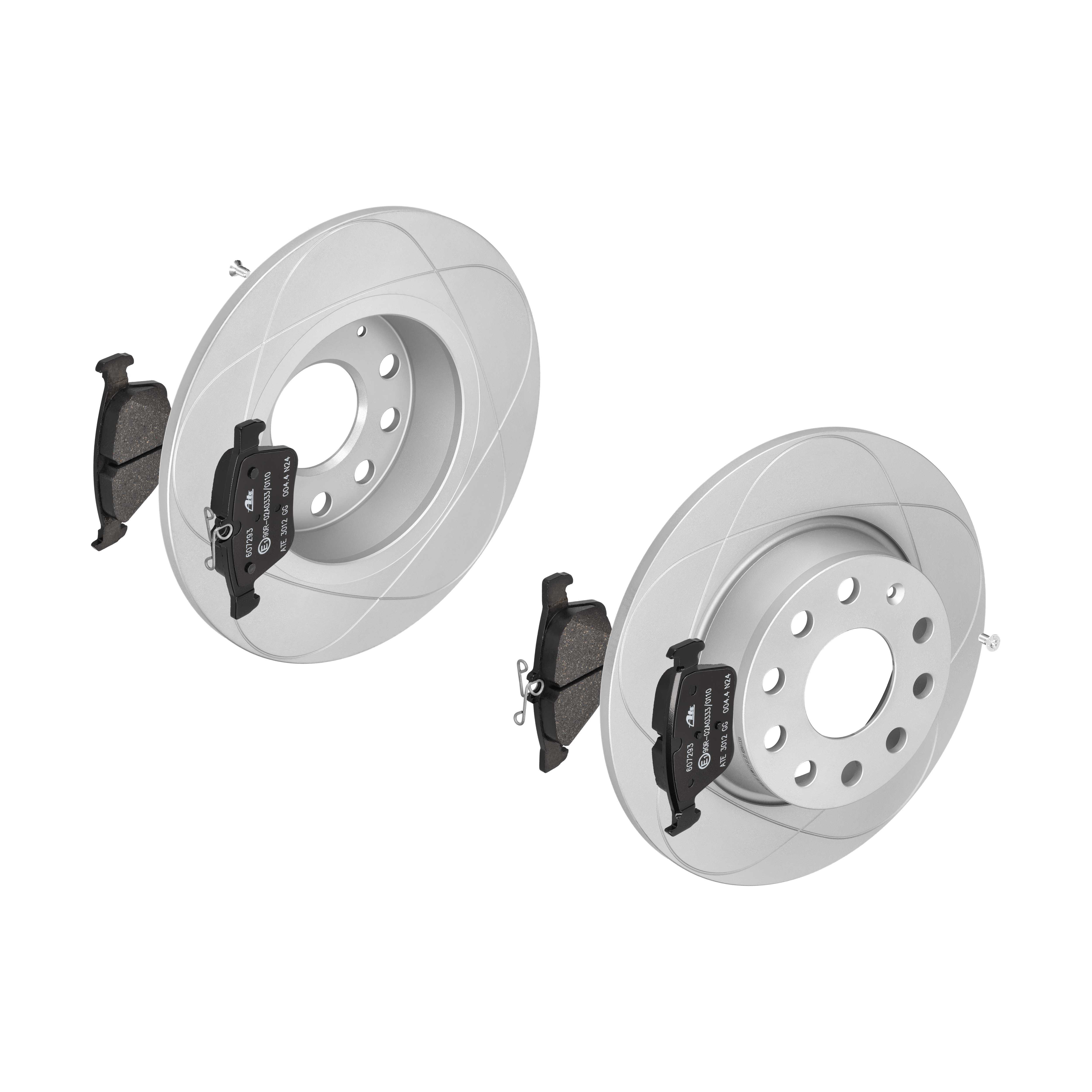 ATE Bremsensatz, Scheibenbremse ijzjsgkgn0 Hinterachse Voll 272mm 9mm für SEAT VAG