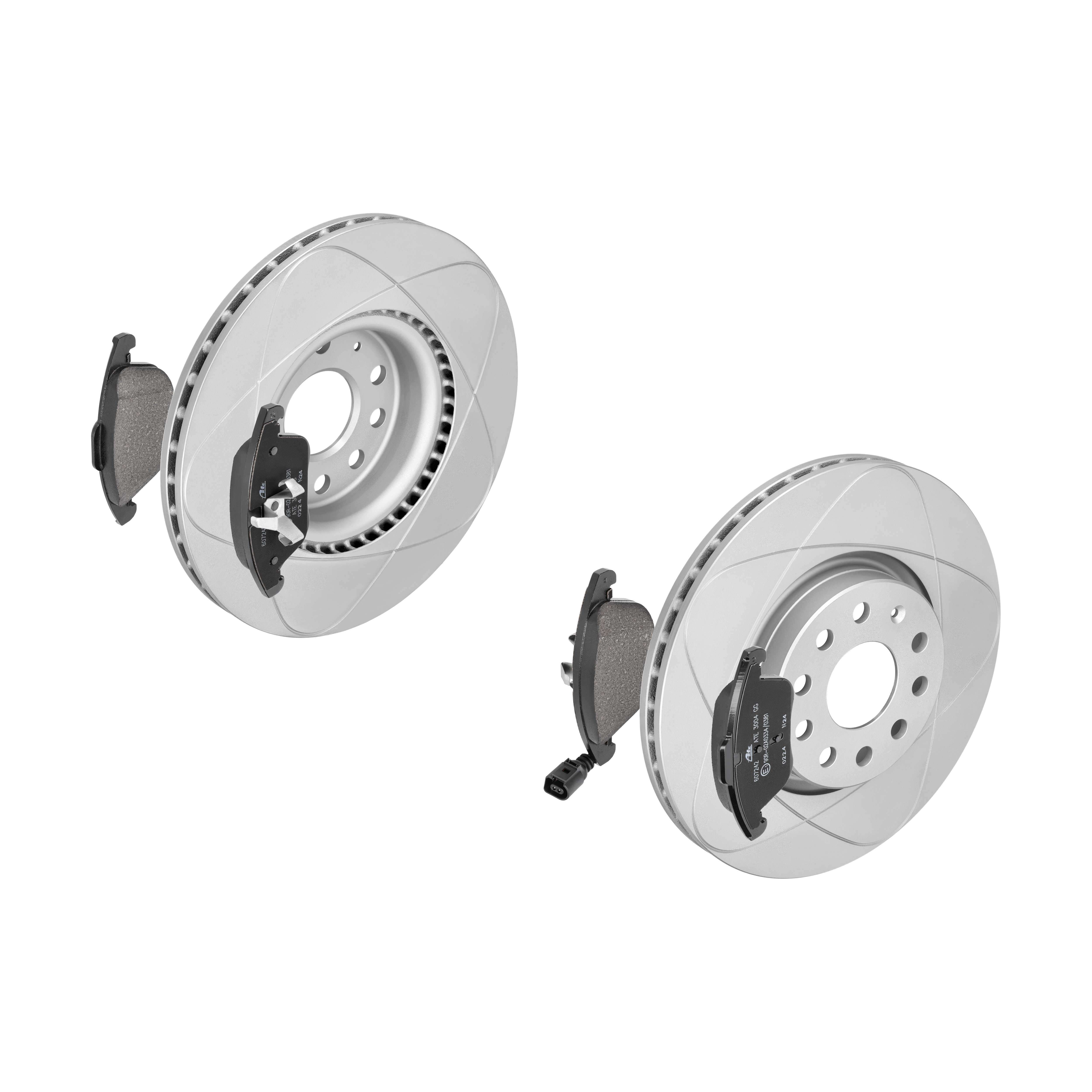 ATE Bremsensatz, Scheibenbremse ijzjsgjc41 Vorderachse belüftet 312mm 25mm für SEAT VAG SKODA