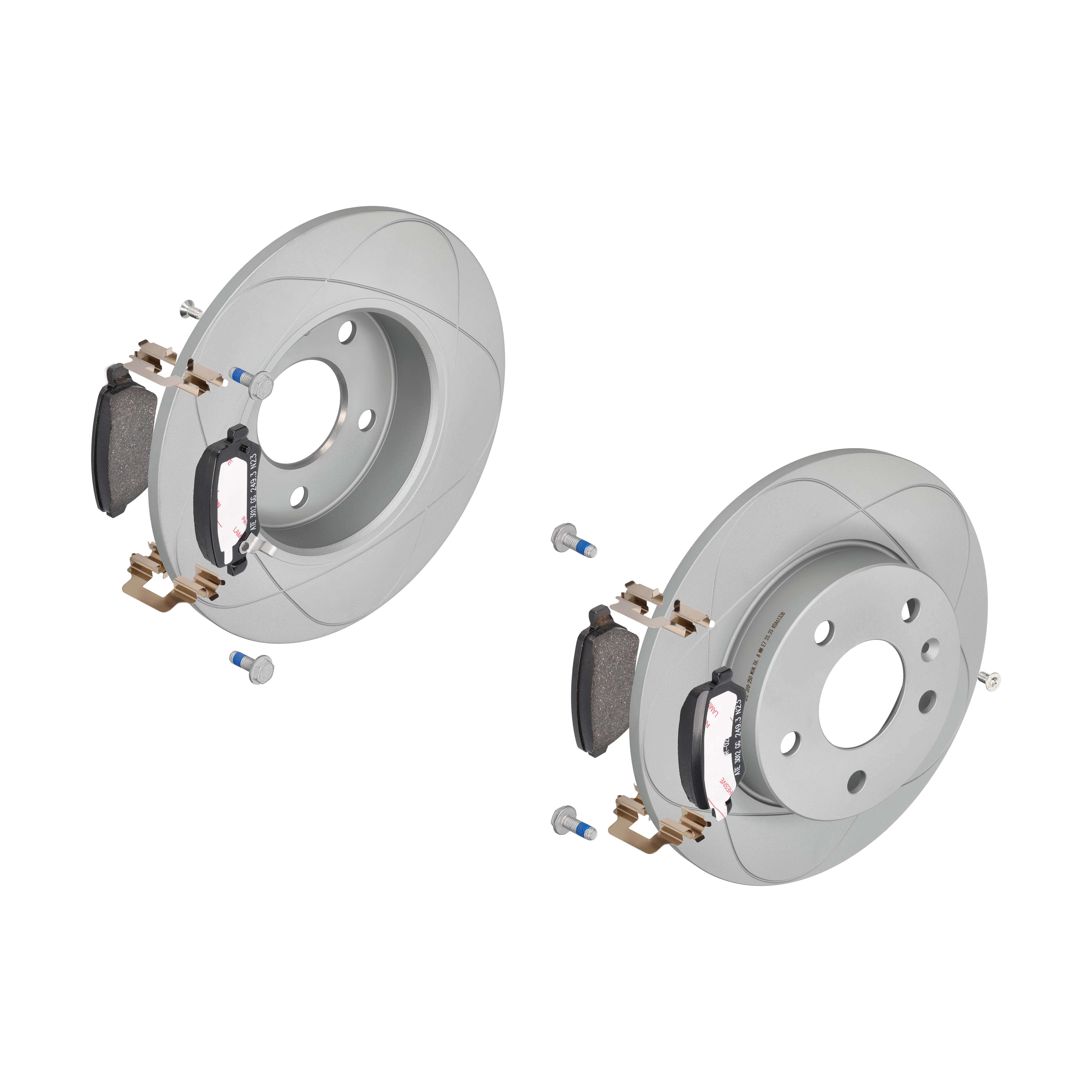 ATE Bremsensatz, Scheibenbremse ijzjsgl2n2 Hinterachse Voll 264mm 9mm für OPEL VAUXHALL CHEVROLET KIA