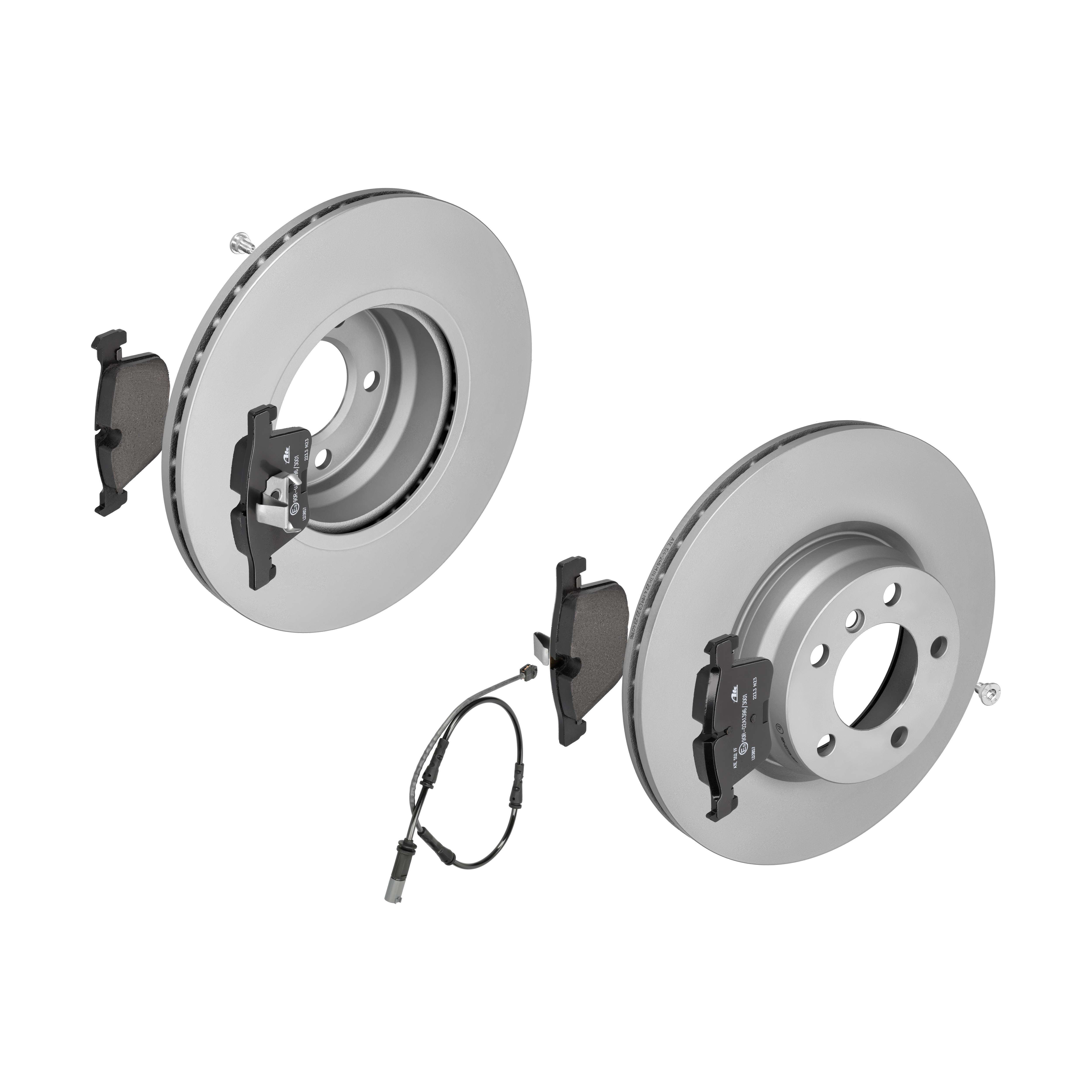 ATE Bremsensatz, Scheibenbremse ijzjsghgv0 Vorderachse belüftet 330mm 24mm für BMW