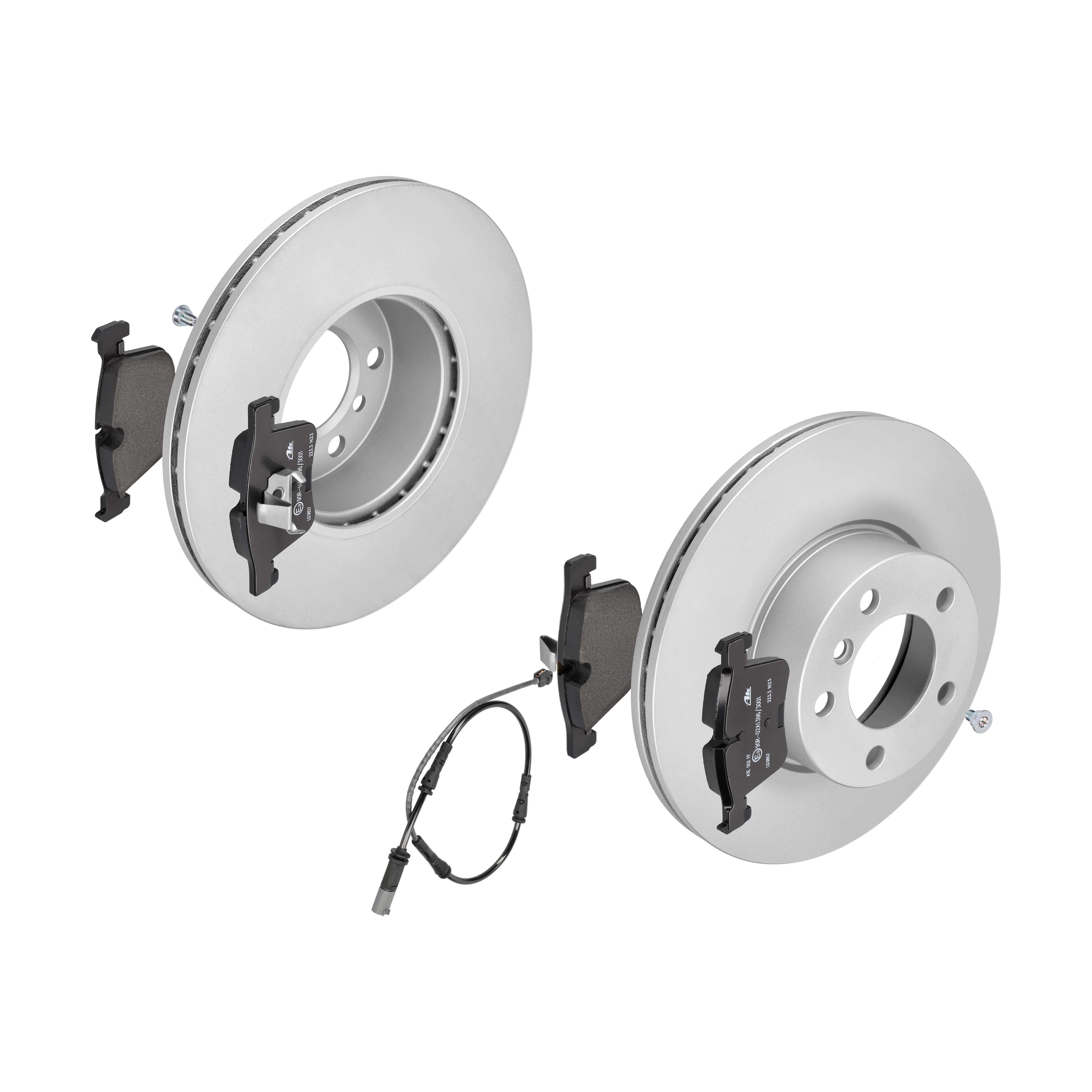 ATE Bremsensatz, Scheibenbremse sg00000b4q Vorderachse belüftet 312mm 24mm für BMW