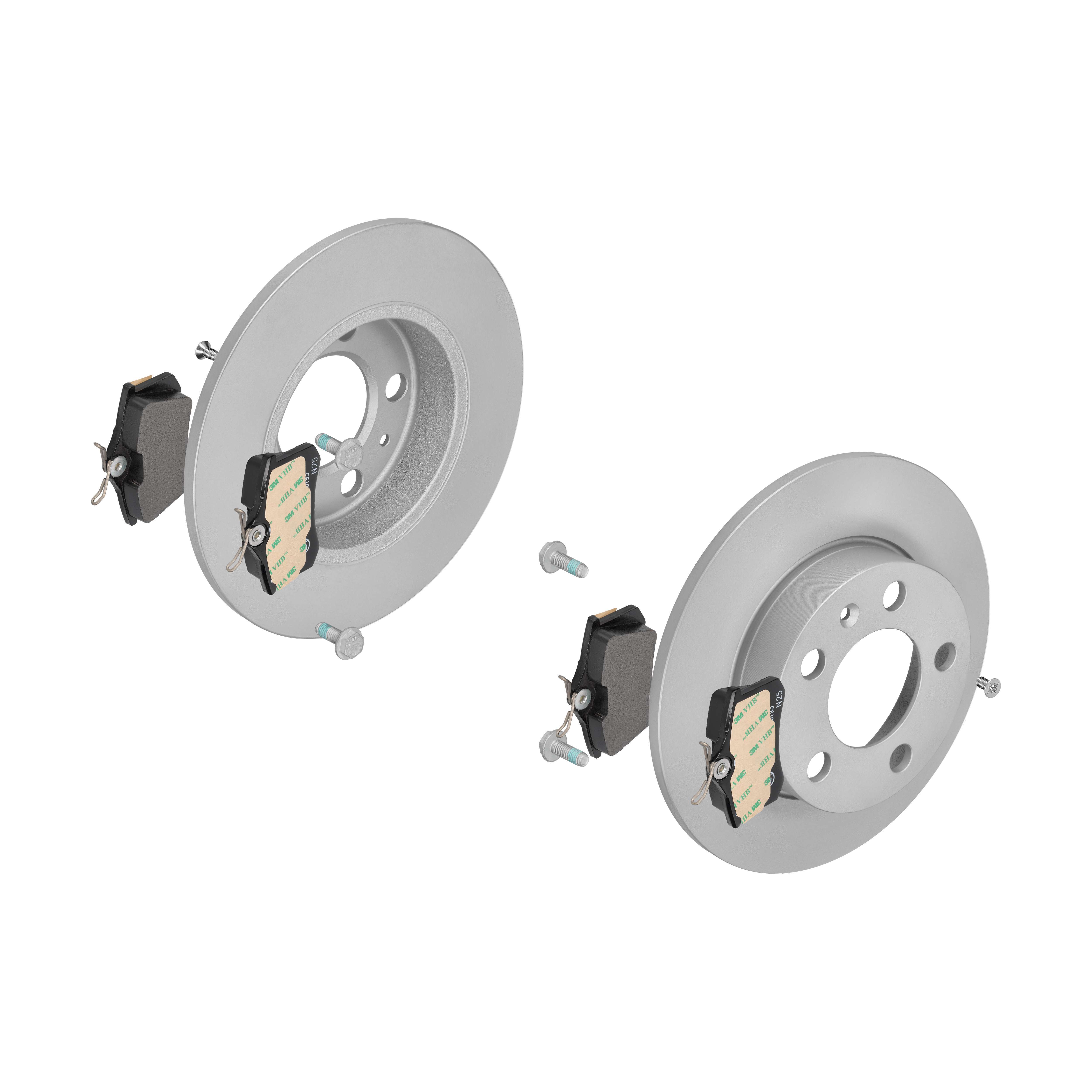 ATE Bremsensatz, Scheibenbremse ijzjsgllb4 Hinterachse Voll 230mm 9mm für PEUGEOT CITROËN SEAT VAG SKODA