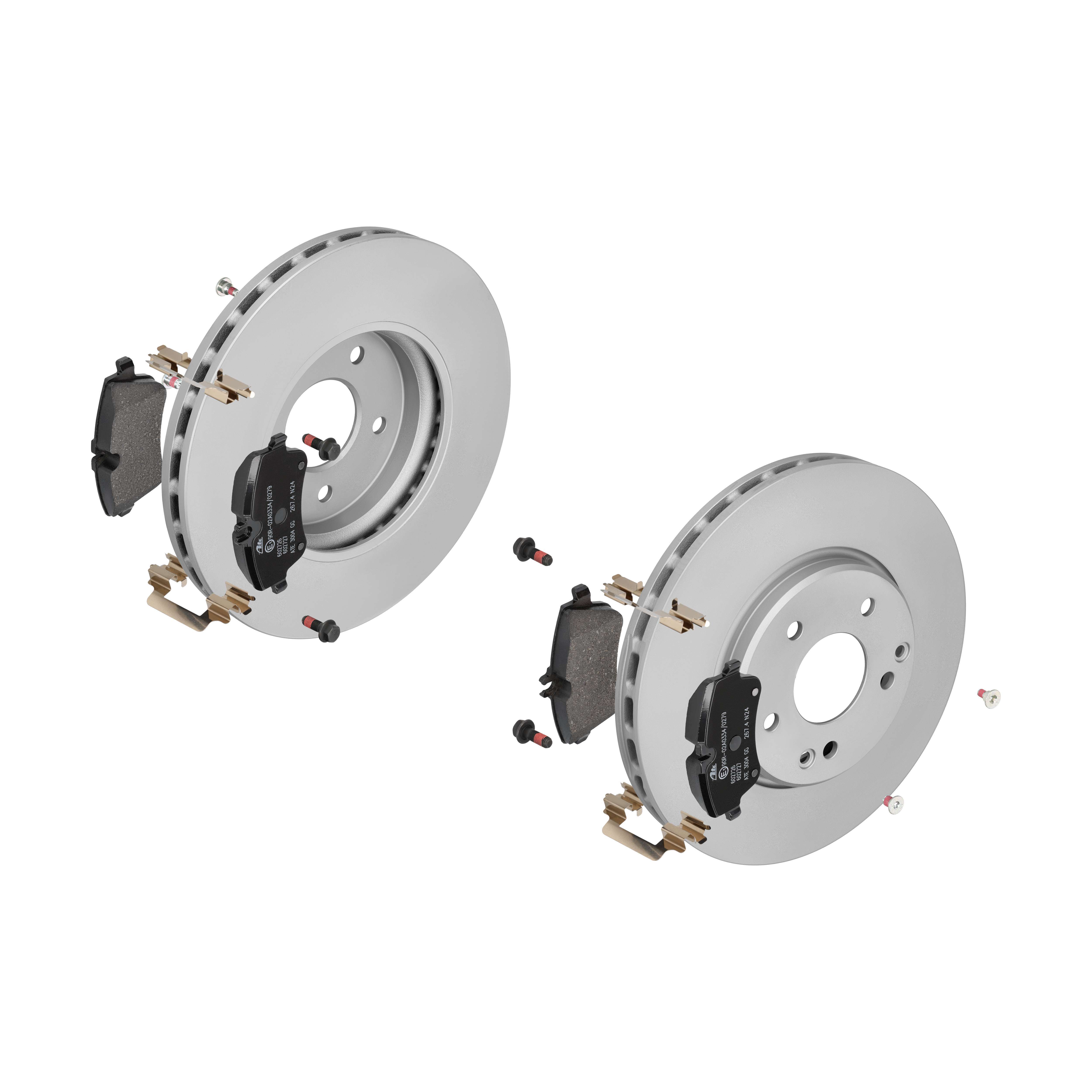 ATE Bremsensatz, Scheibenbremse ik3ebymqd7 Vorderachse belüftet 300mm 28mm für MERCEDES-BENZ CHRYSLER