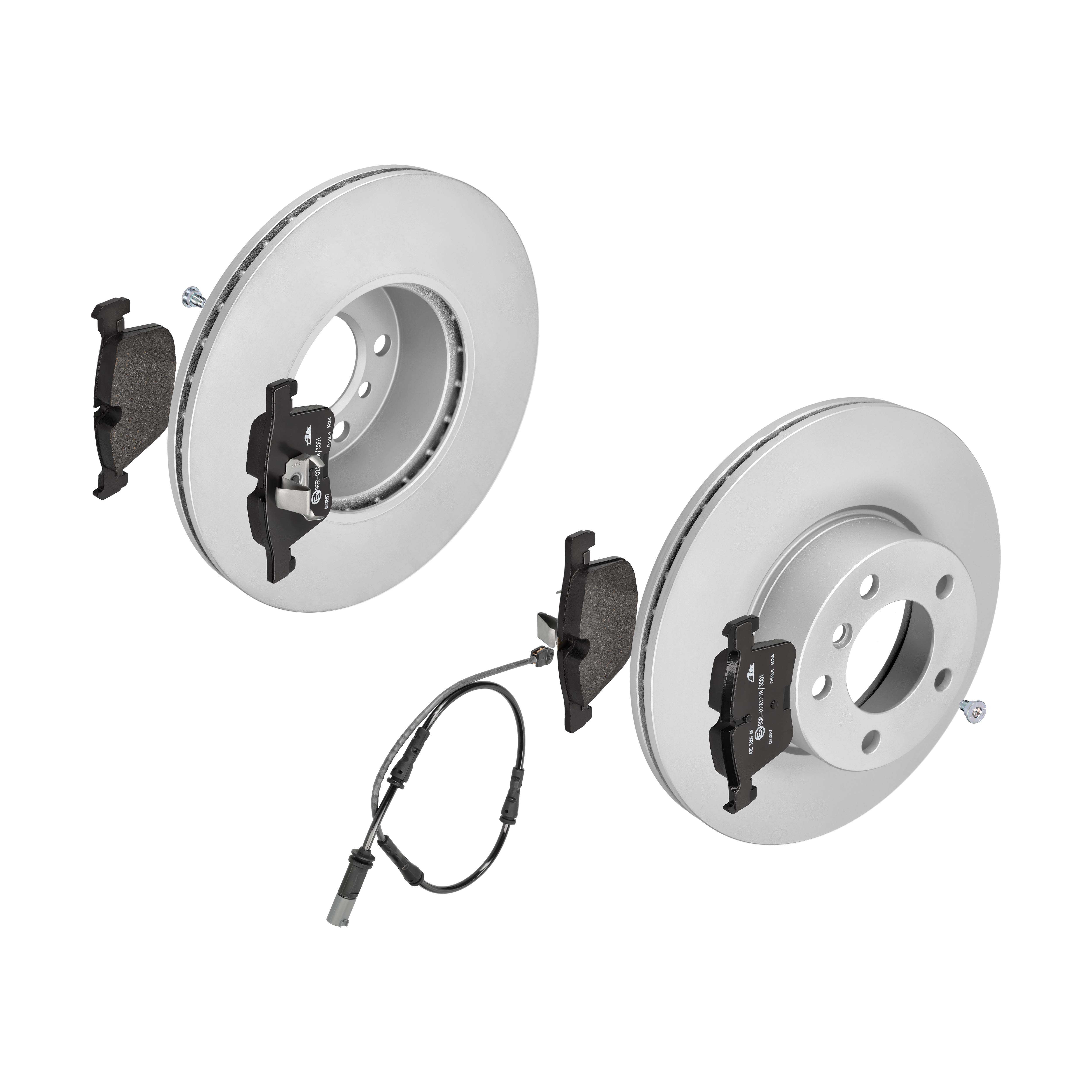 ATE Bremsensatz, Scheibenbremse sg00000b3c Vorderachse belüftet 312mm 24mm für BMW