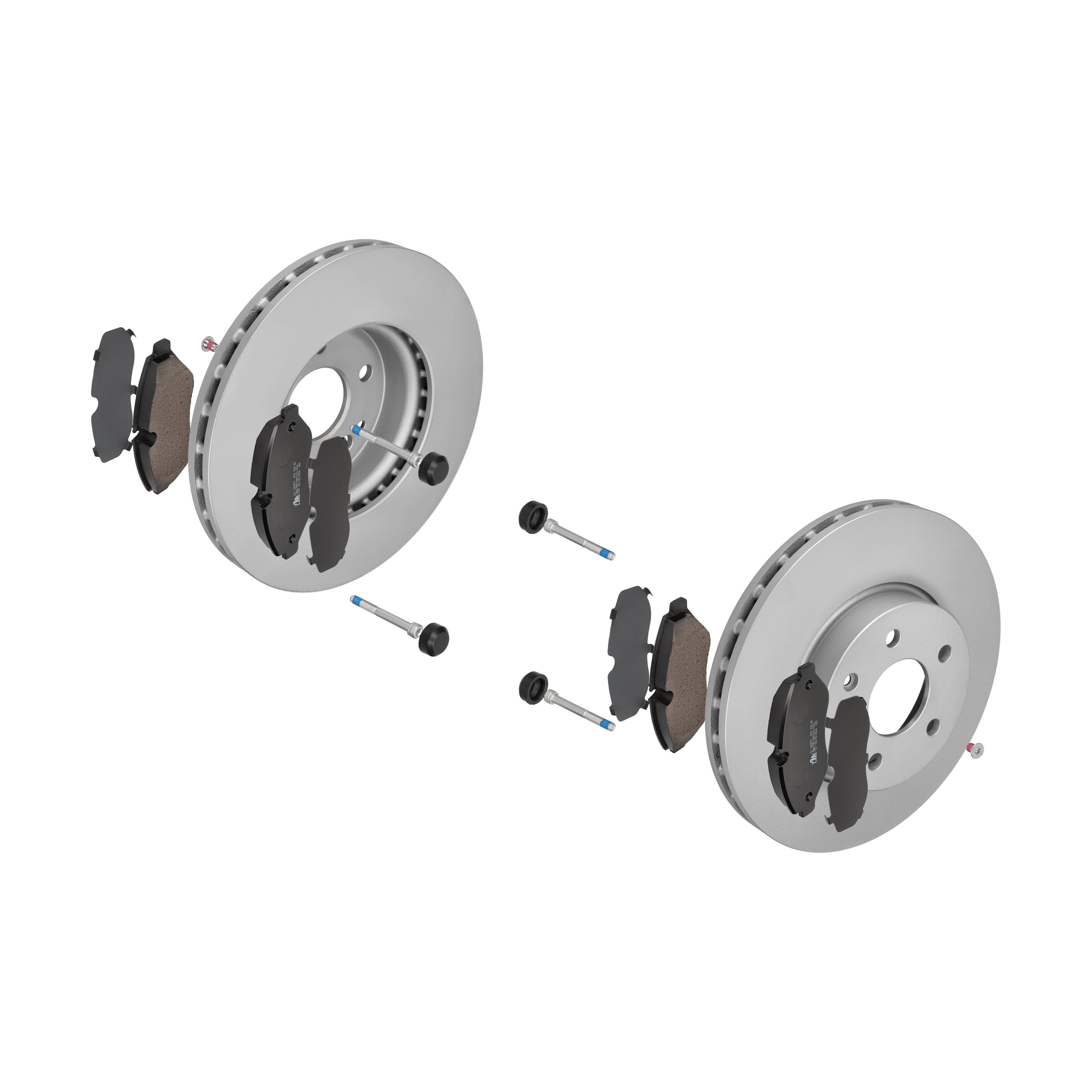 ATE Bremsensatz, Scheibenbremse ijf141cdl9 Vorderachse belüftet 300mm 28mm für MERCEDES-BENZ CHRYSLER VAG