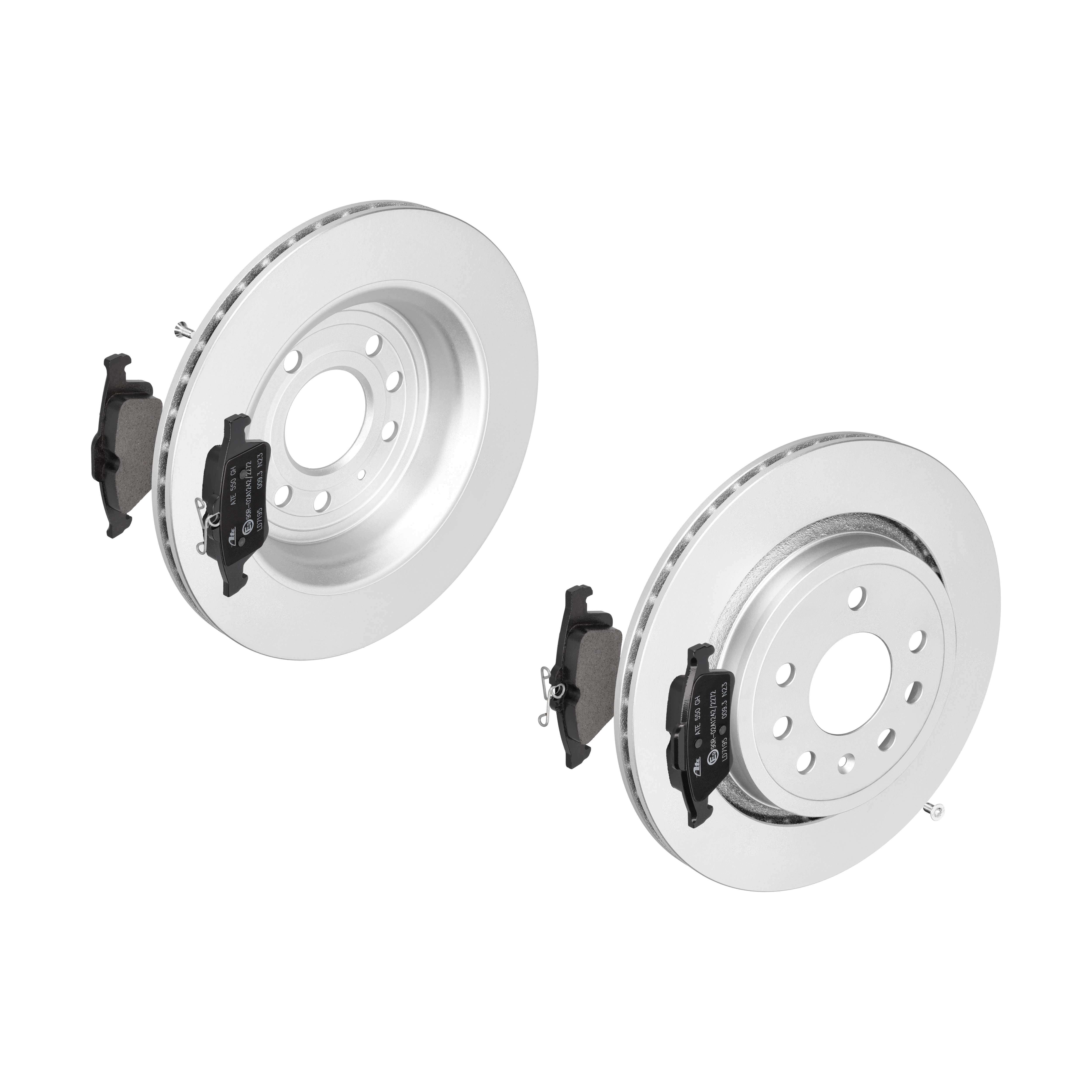 ATE Bremsensatz, Scheibenbremse ijzjsgls50 Hinterachse belüftet 292mm 19mm für OPEL FORD VAUXHALL VOLVO SAAB GENERAL MOTORS FIAT MAZDA