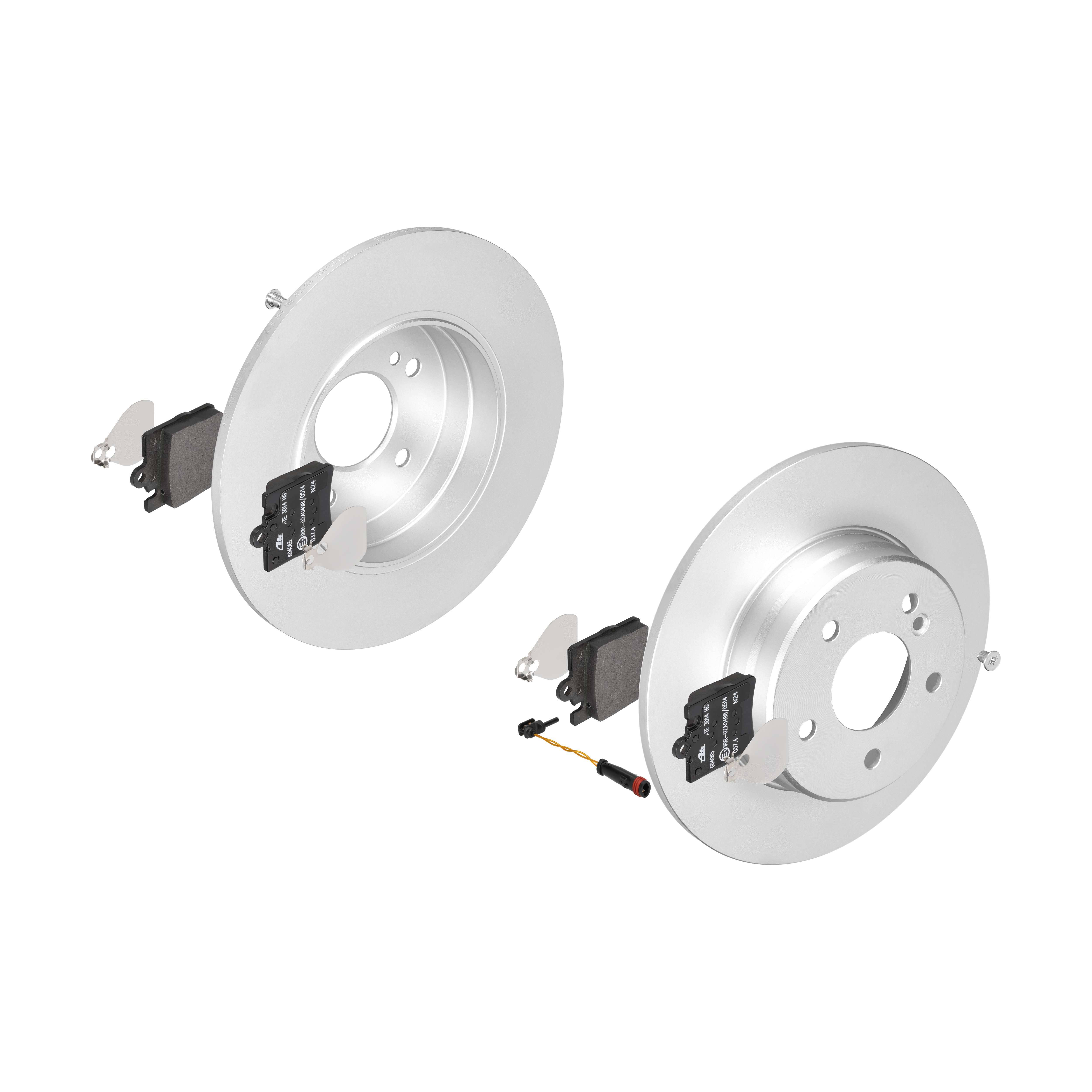 ATE Bremsensatz, Scheibenbremse ijf141ex43 Hinterachse Voll 290mm 10mm für MERCEDES-BENZ MAYBACH