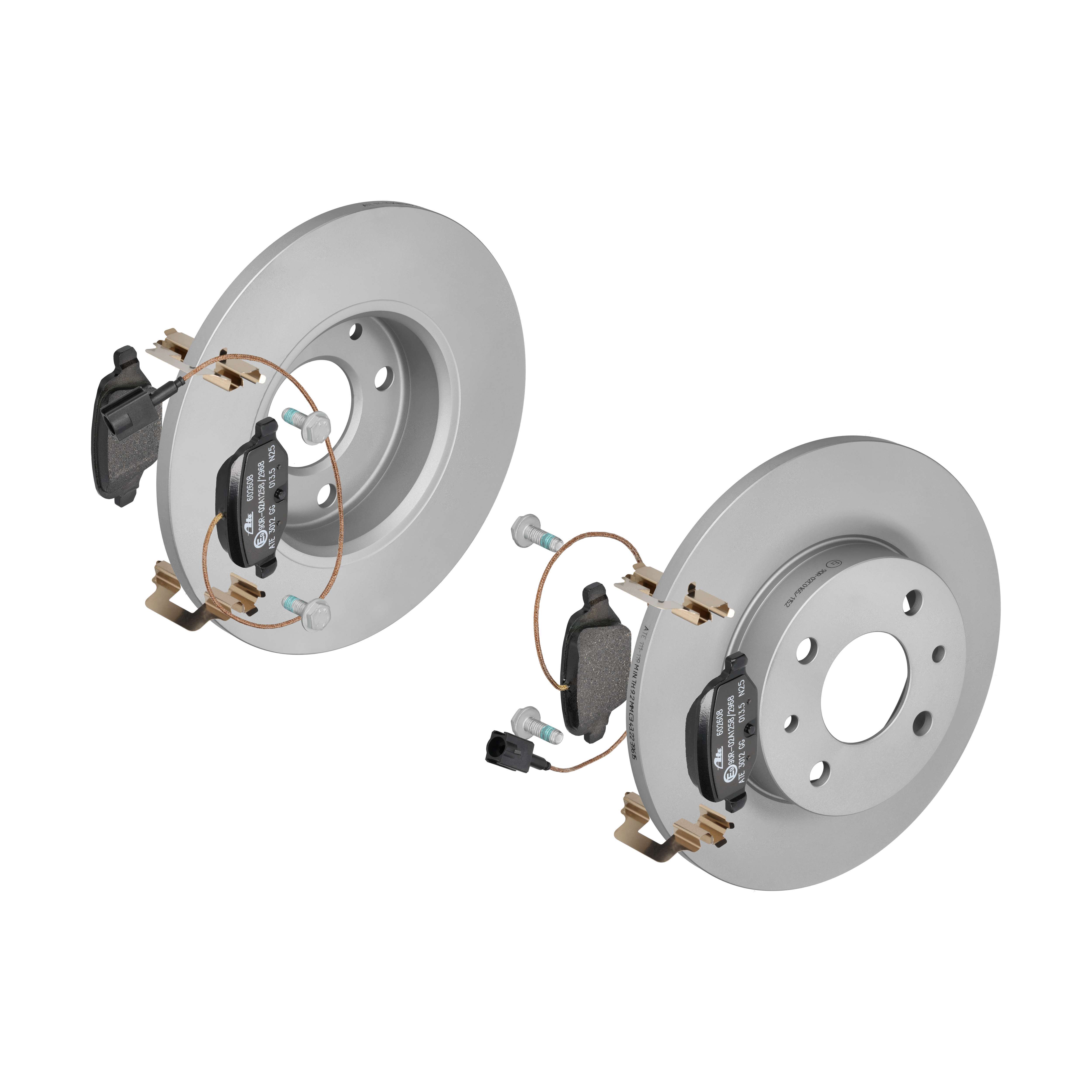 ATE Bremsensatz, Scheibenbremse sg00000ci0 Hinterachse Voll 240mm 11mm für FORD FIAT