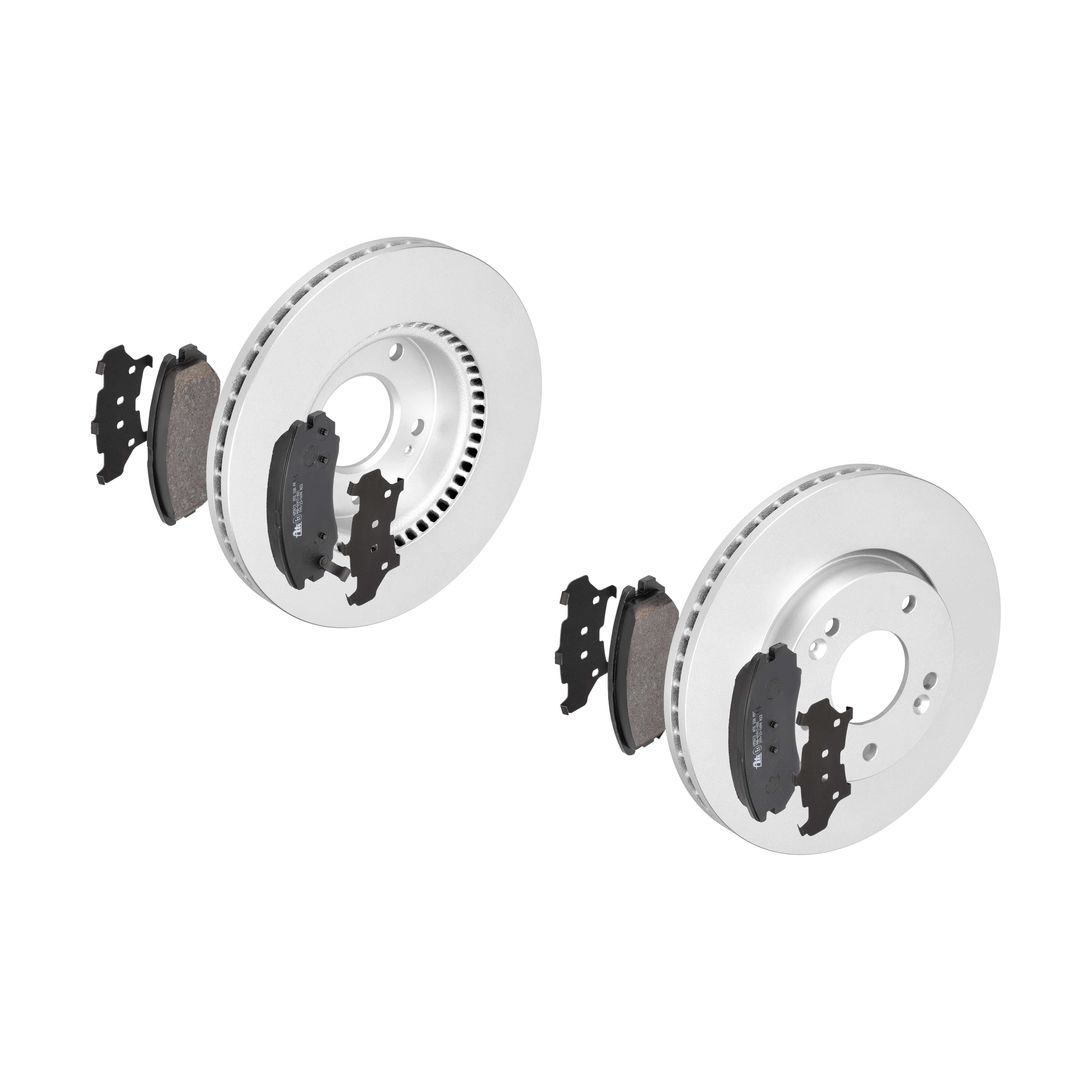 ATE Bremsensatz, Scheibenbremse sg000008d4 Vorderachse belüftet 280mm 26mm für KIA HYUNDAI