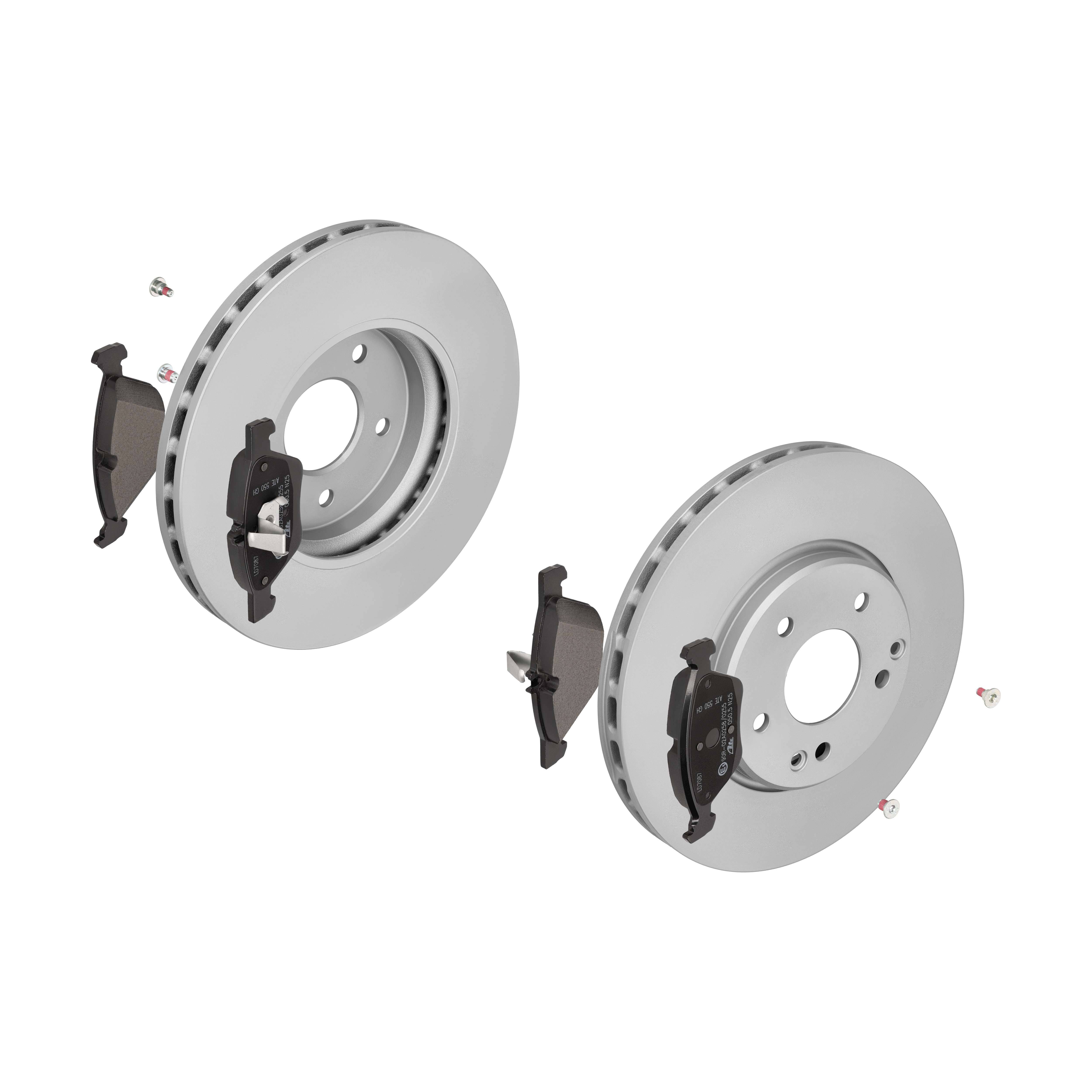 ATE Bremsensatz, Scheibenbremse ijzjsgj0a5 Vorderachse belüftet 300mm 28mm für MERCEDES-BENZ CHRYSLER