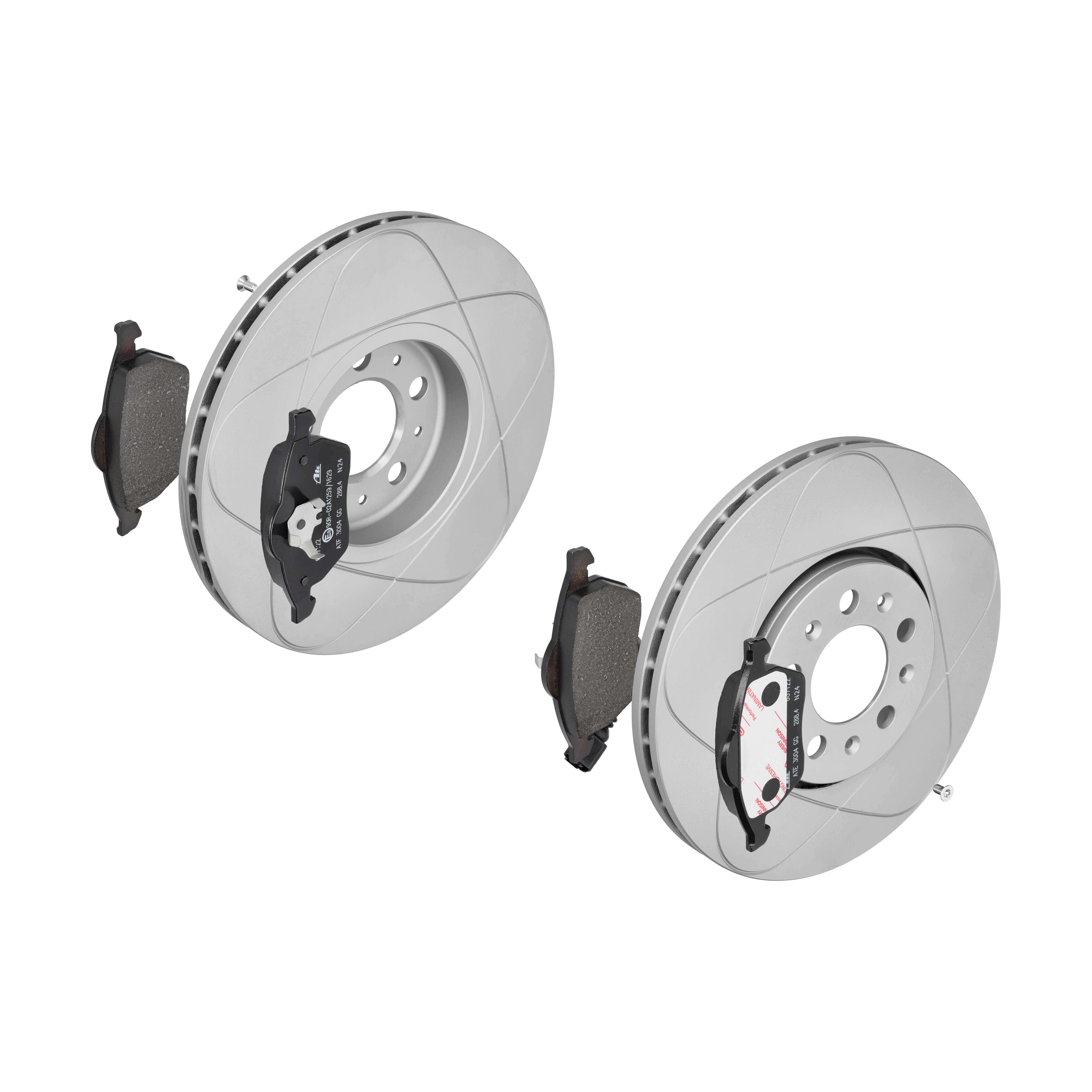 ATE Bremsensatz, Scheibenbremse ijzjsghbj8 Vorderachse belüftet 288mm 25mm für VAG SKODA