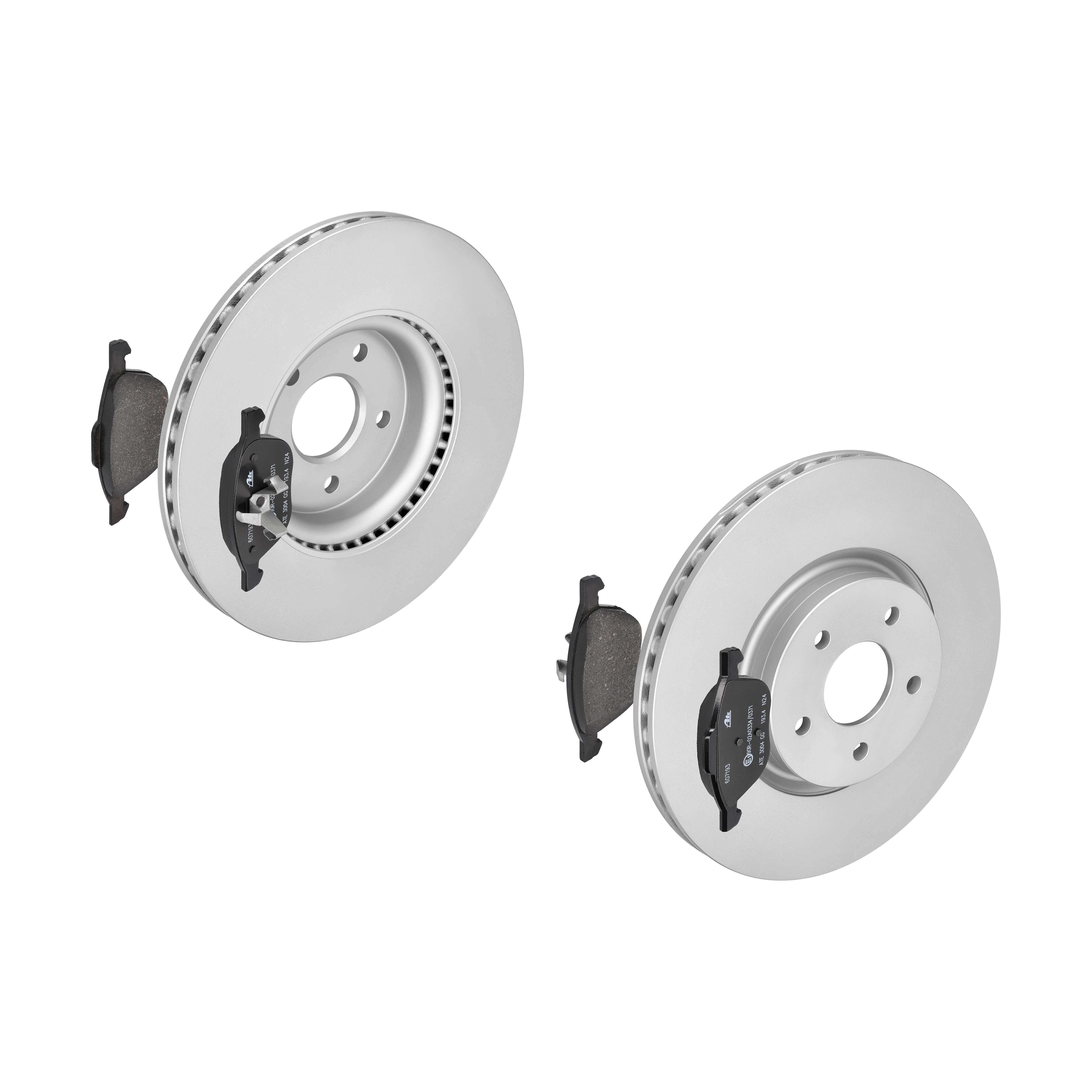 ATE Bremsensatz, Scheibenbremse ijf141cck5 Vorderachse belüftet 320mm 25mm für FORD VOLVO MAZDA