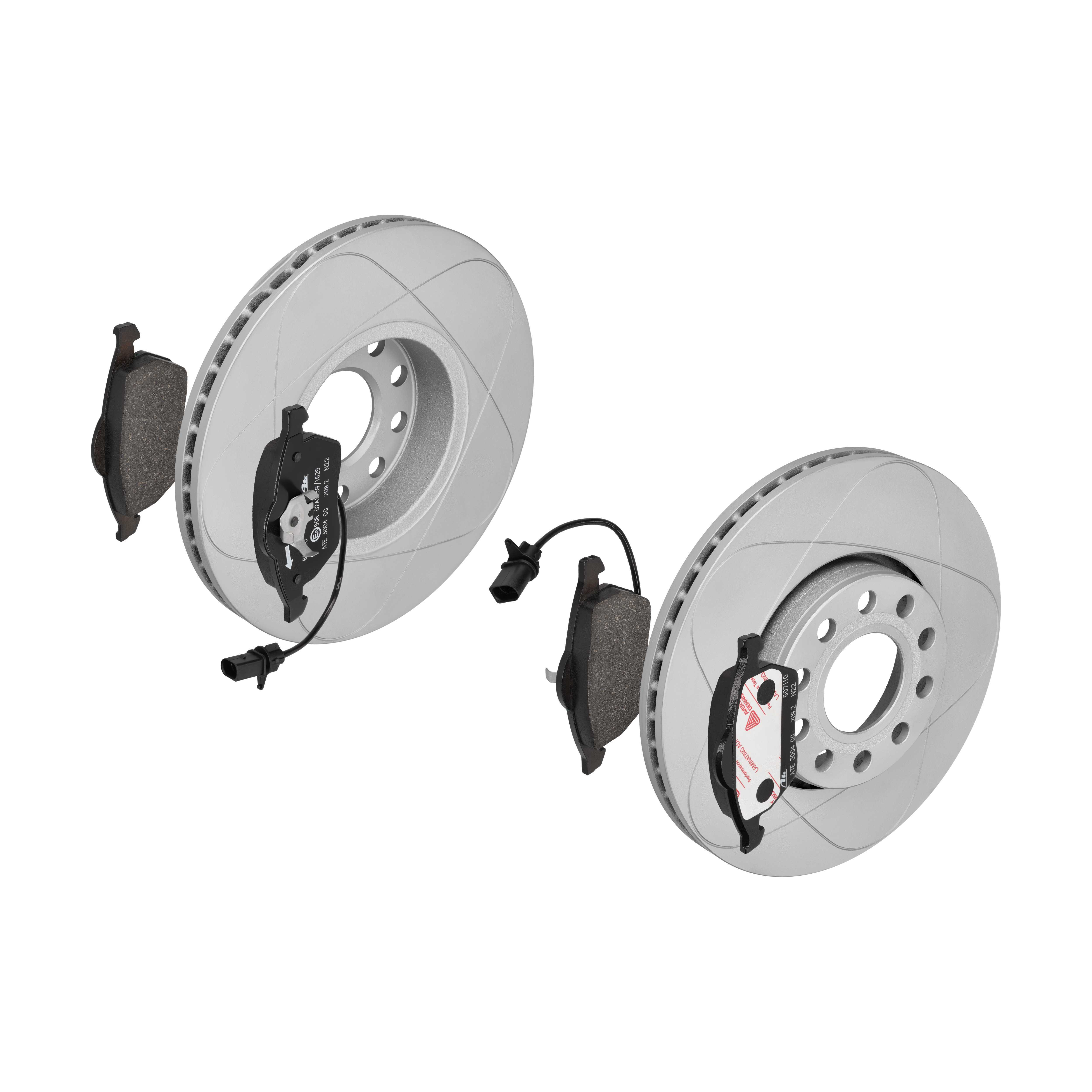 ATE Bremsensatz, Scheibenbremse ijzjsghwl6 Vorderachse belüftet 288mm 25mm für SEAT SKODA VAG