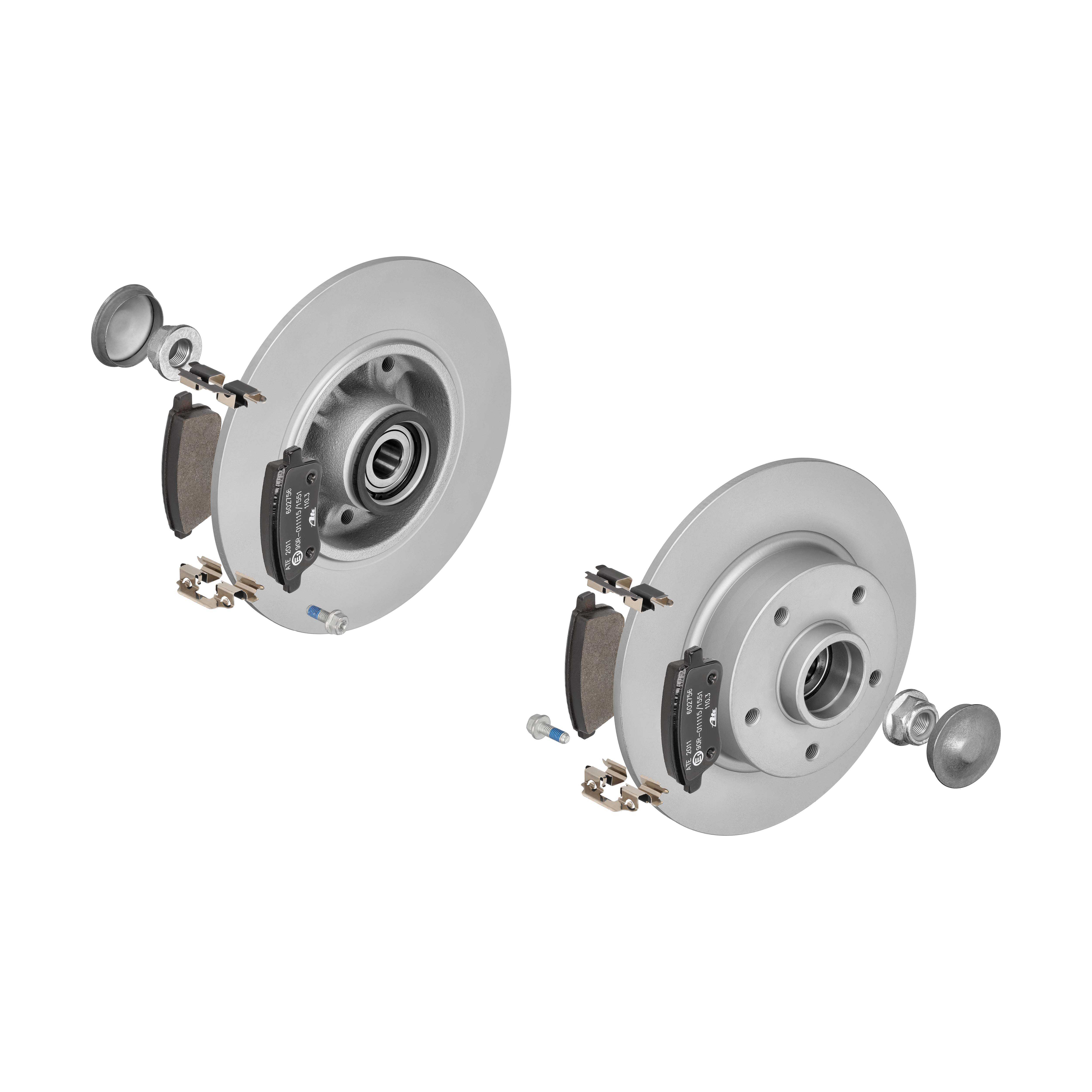 ATE Bremsensatz, Scheibenbremse ik3ebyn2d1 Hinterachse Voll 260mm 8mm für RENAULT
