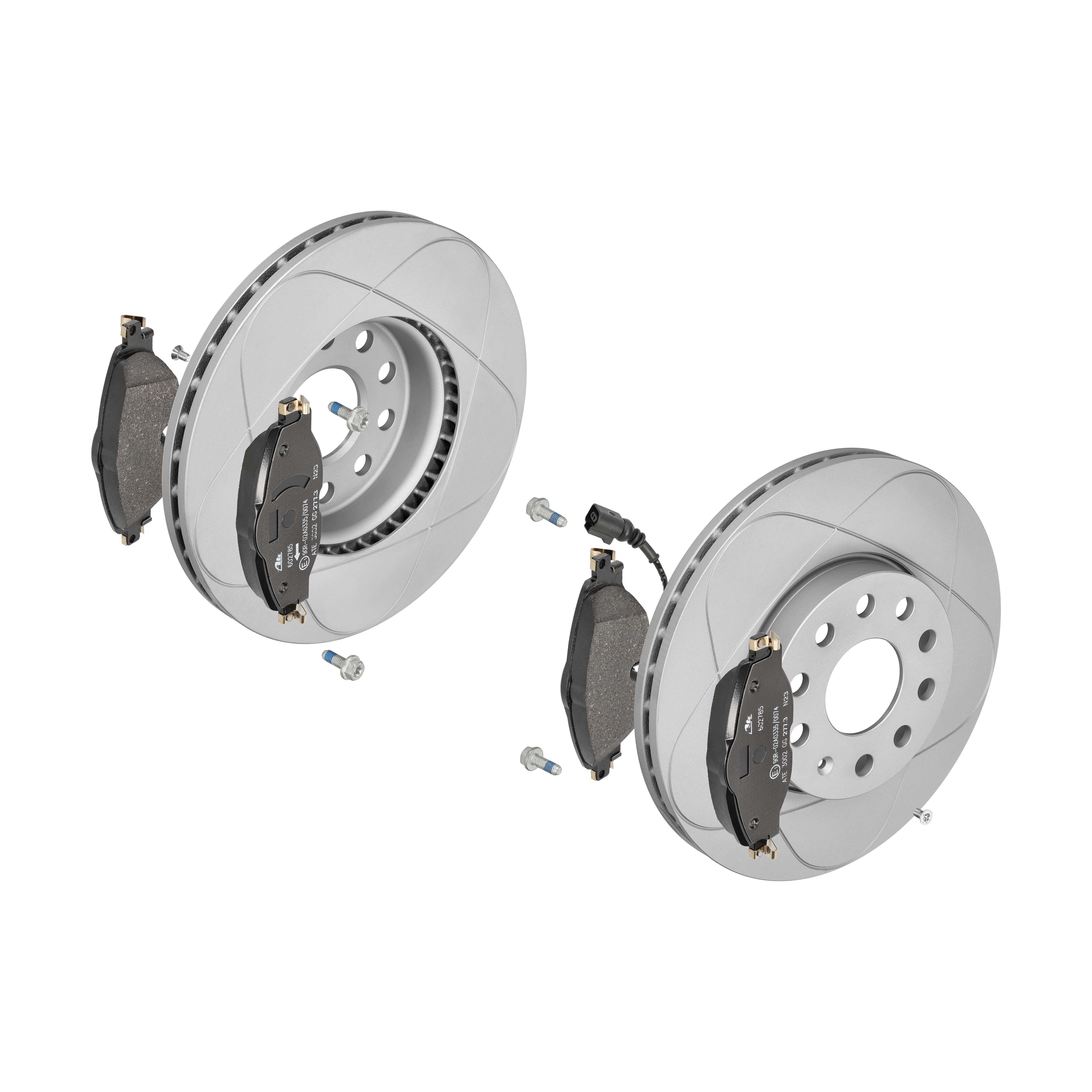 ATE Bremsensatz, Scheibenbremse ijzjsgiya3 Vorderachse belüftet 288mm 25mm für VAG SEAT SKODA