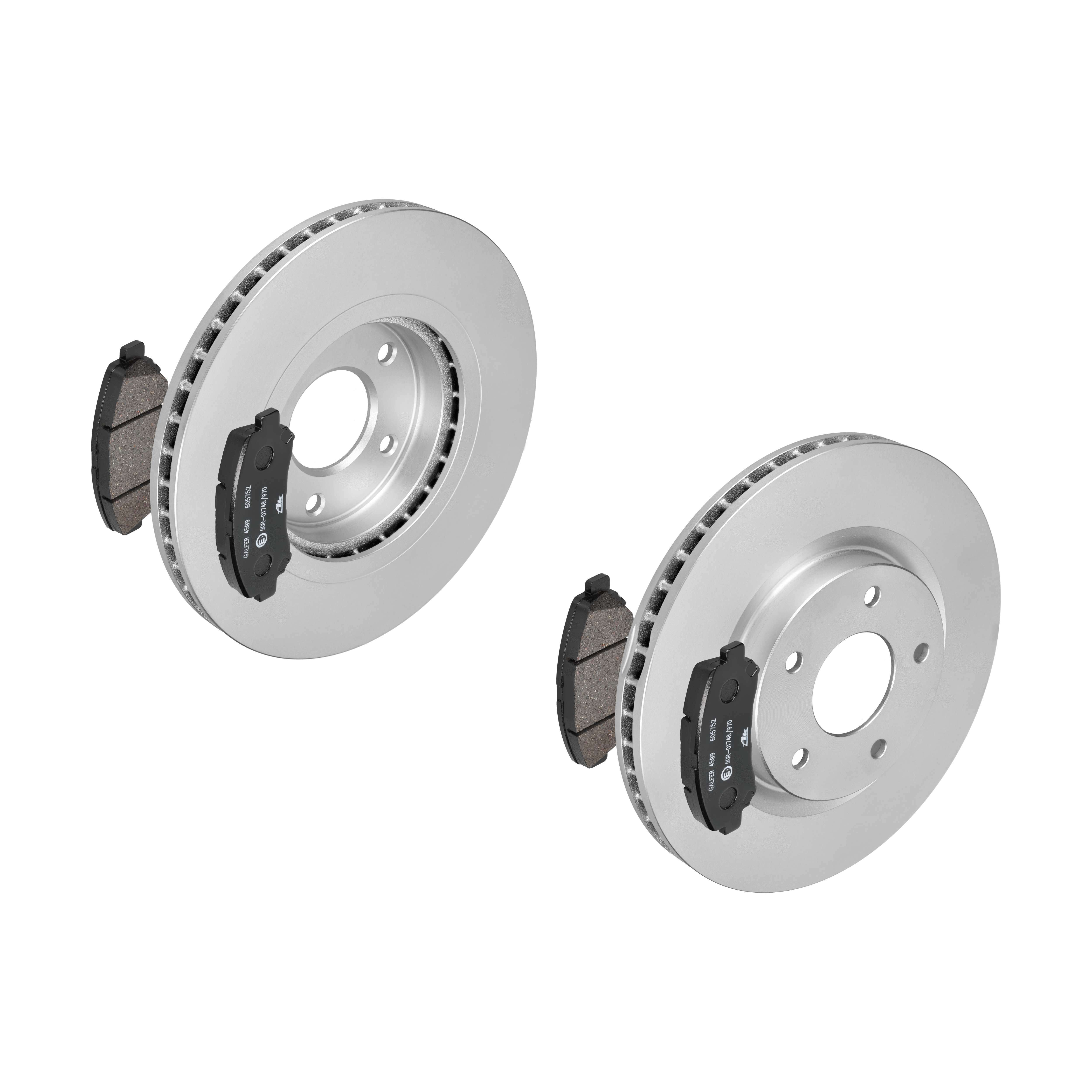 ATE Bremsensatz, Scheibenbremse ijf1417g14 Vorderachse belüftet 295mm 26mm für NISSAN SUZUKI