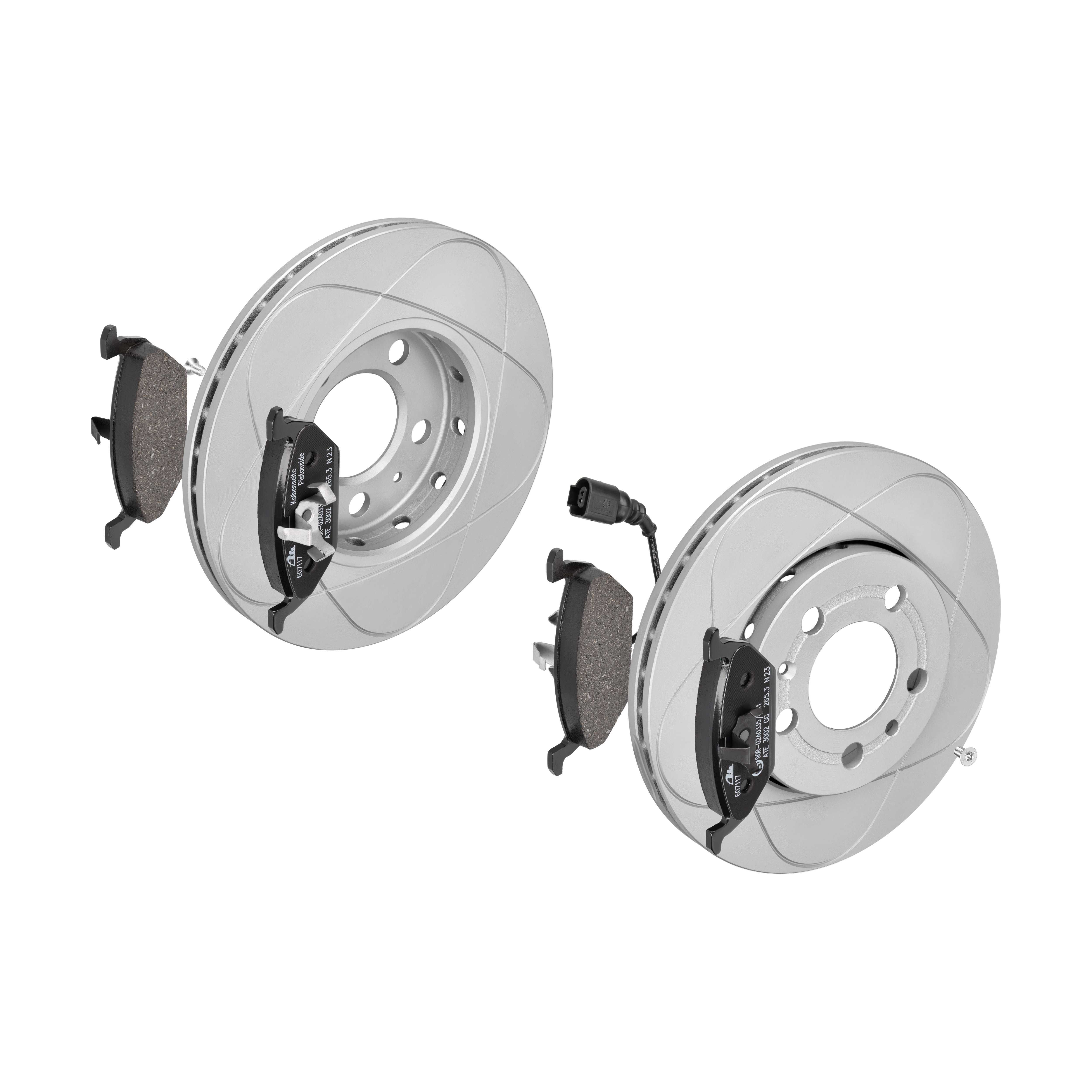 ATE Bremsensatz, Scheibenbremse ijzjsgi2l2 Vorderachse belüftet 256mm 22mm für SKODA VAG SEAT
