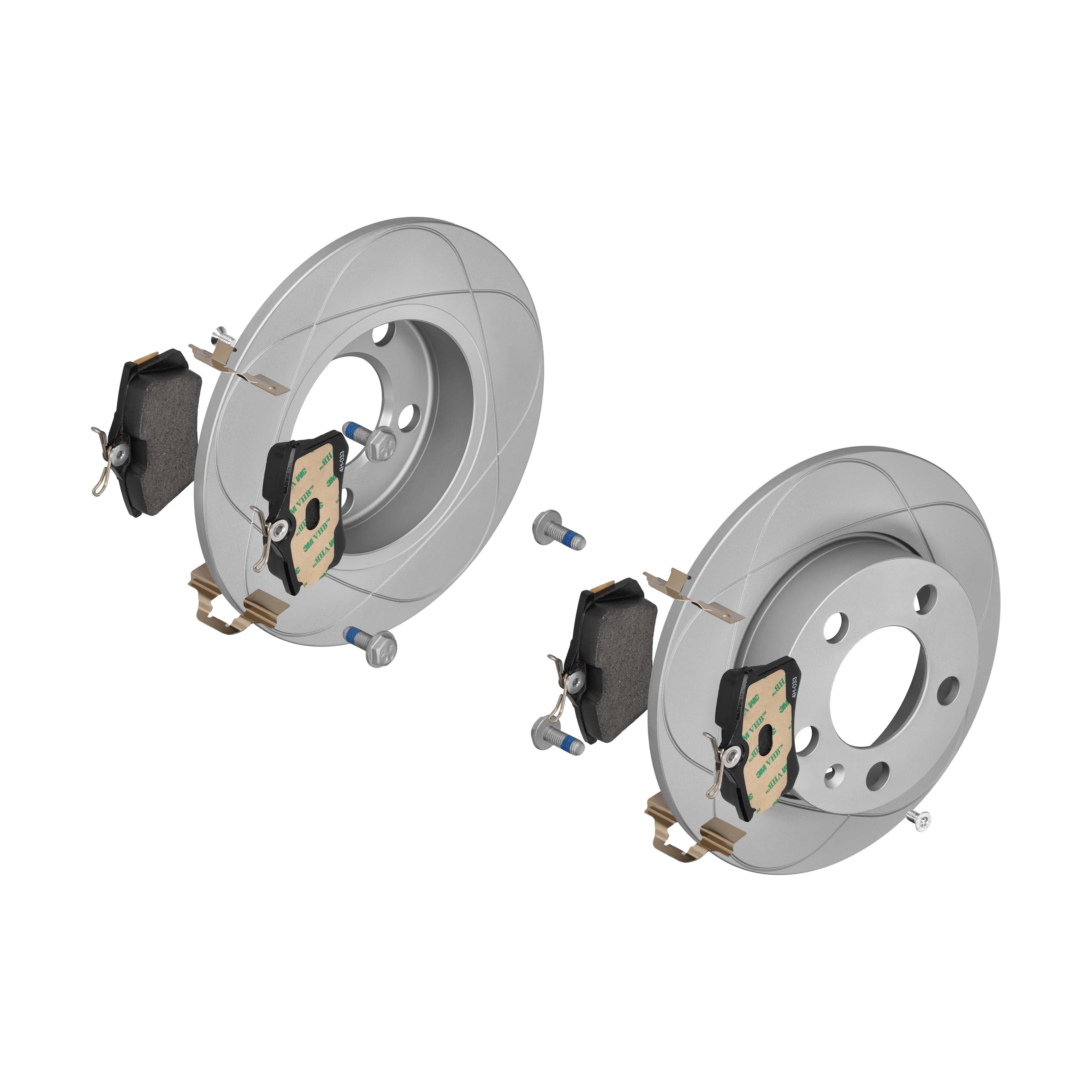 ATE Bremsensatz, Scheibenbremse ijzjsgkzb2 Hinterachse Voll 230mm 9mm für SEAT VAG SKODA