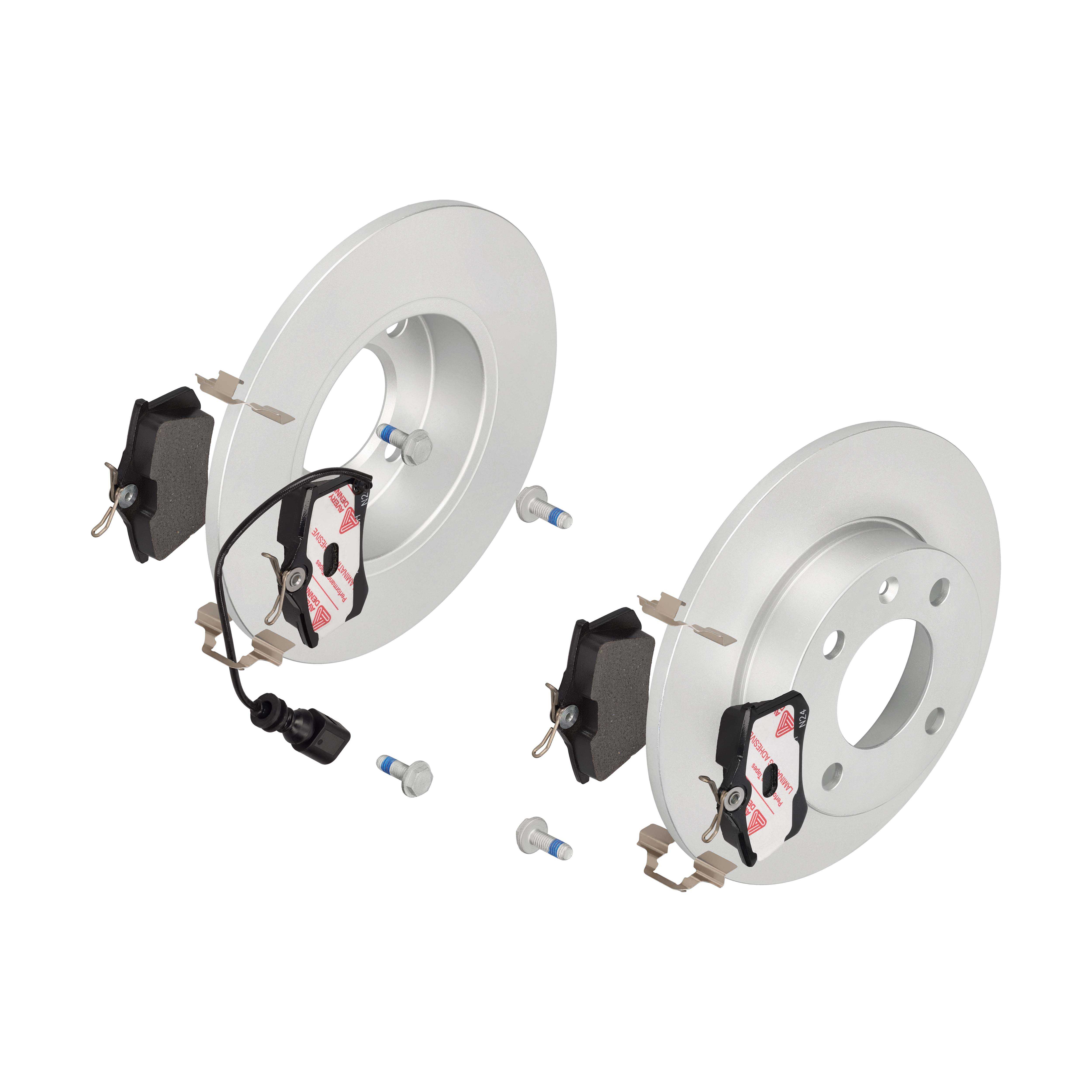 ATE Bremsensatz, Scheibenbremse ijzjsgk758 Hinterachse Voll 232mm 9mm für SEAT