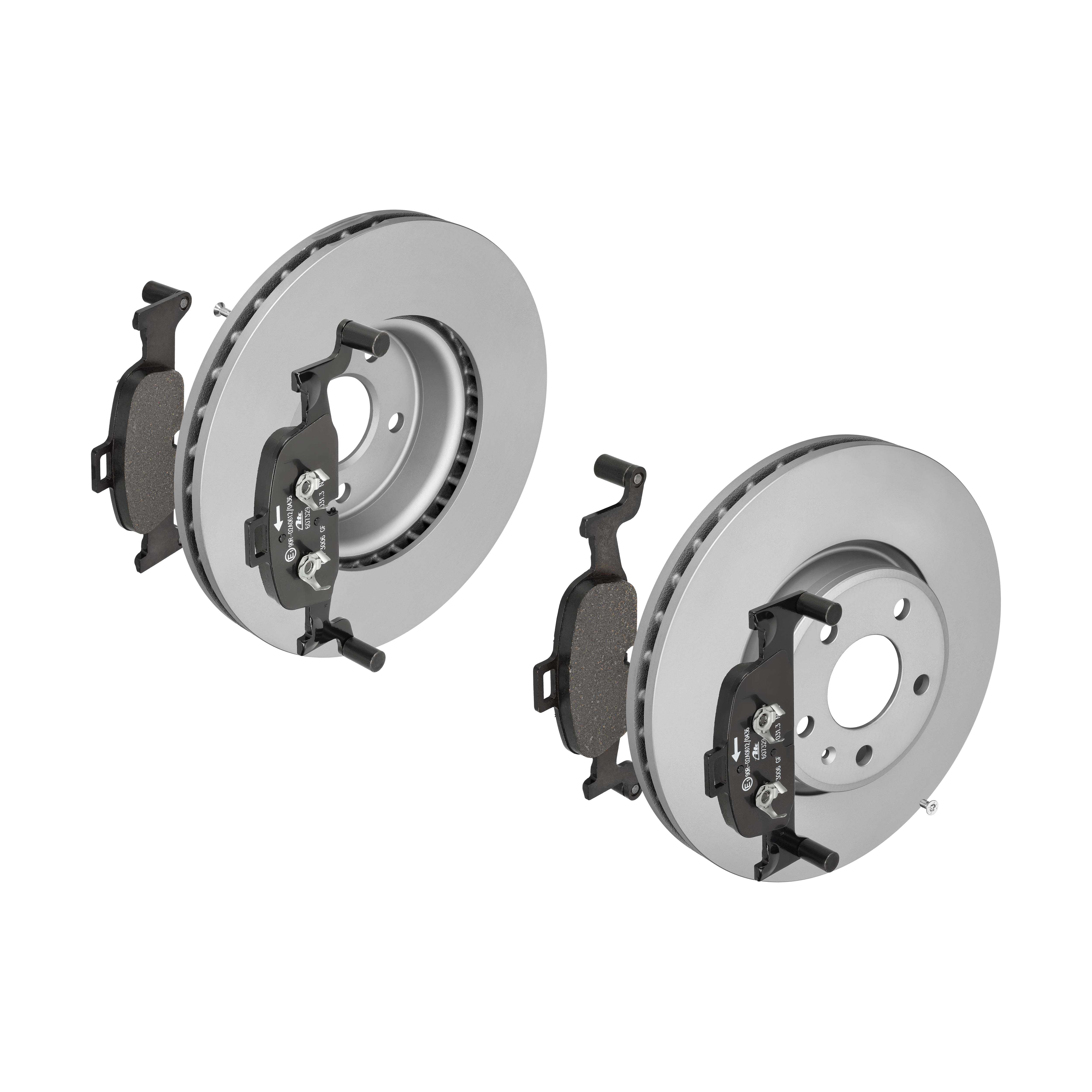 ATE Bremsensatz, Scheibenbremse sg00000ch3 Vorderachse belüftet 318mm 30mm für VAG
