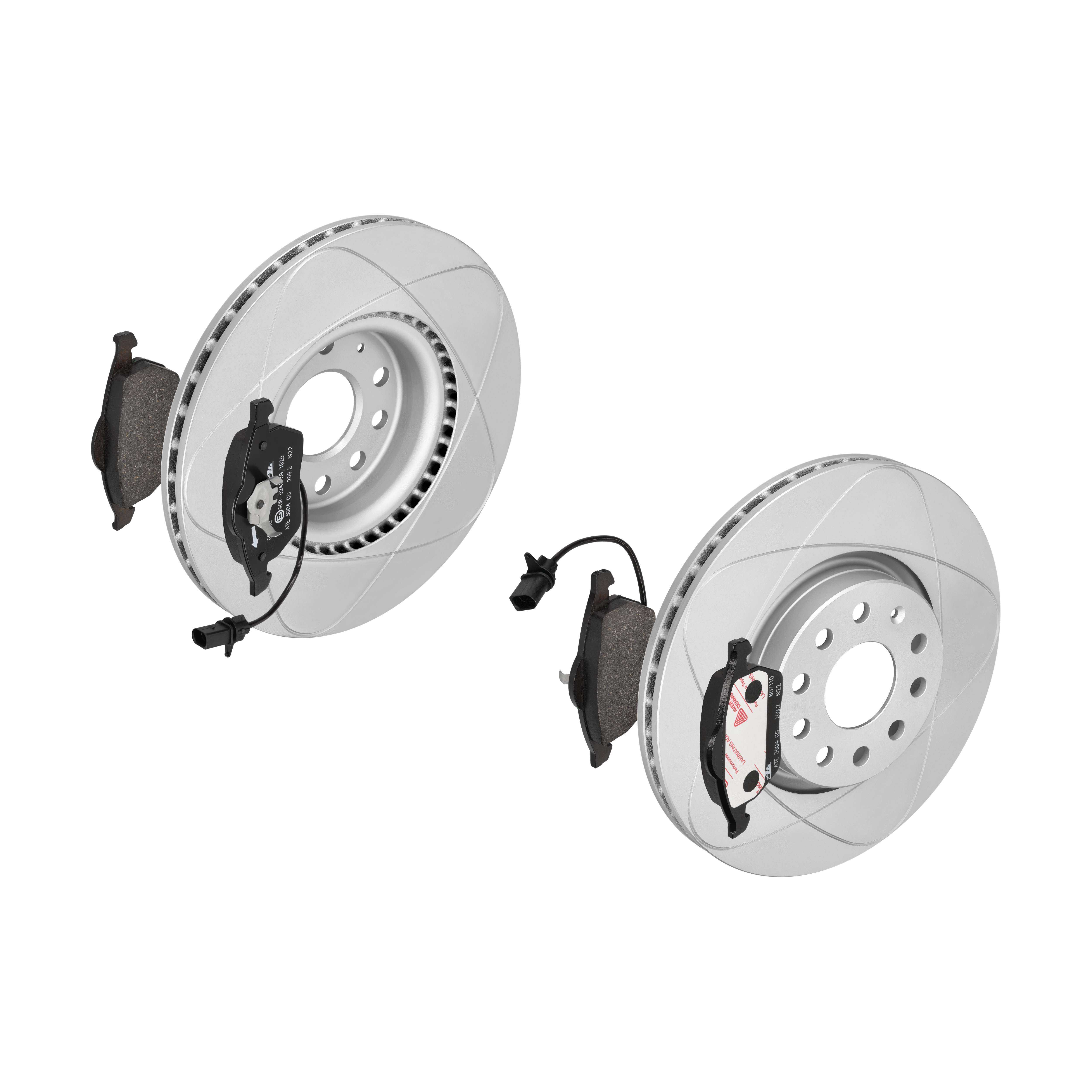 ATE Bremsensatz, Scheibenbremse ijzjsgi5f4 Vorderachse belüftet 312mm 25mm für SKODA VAG SEAT
