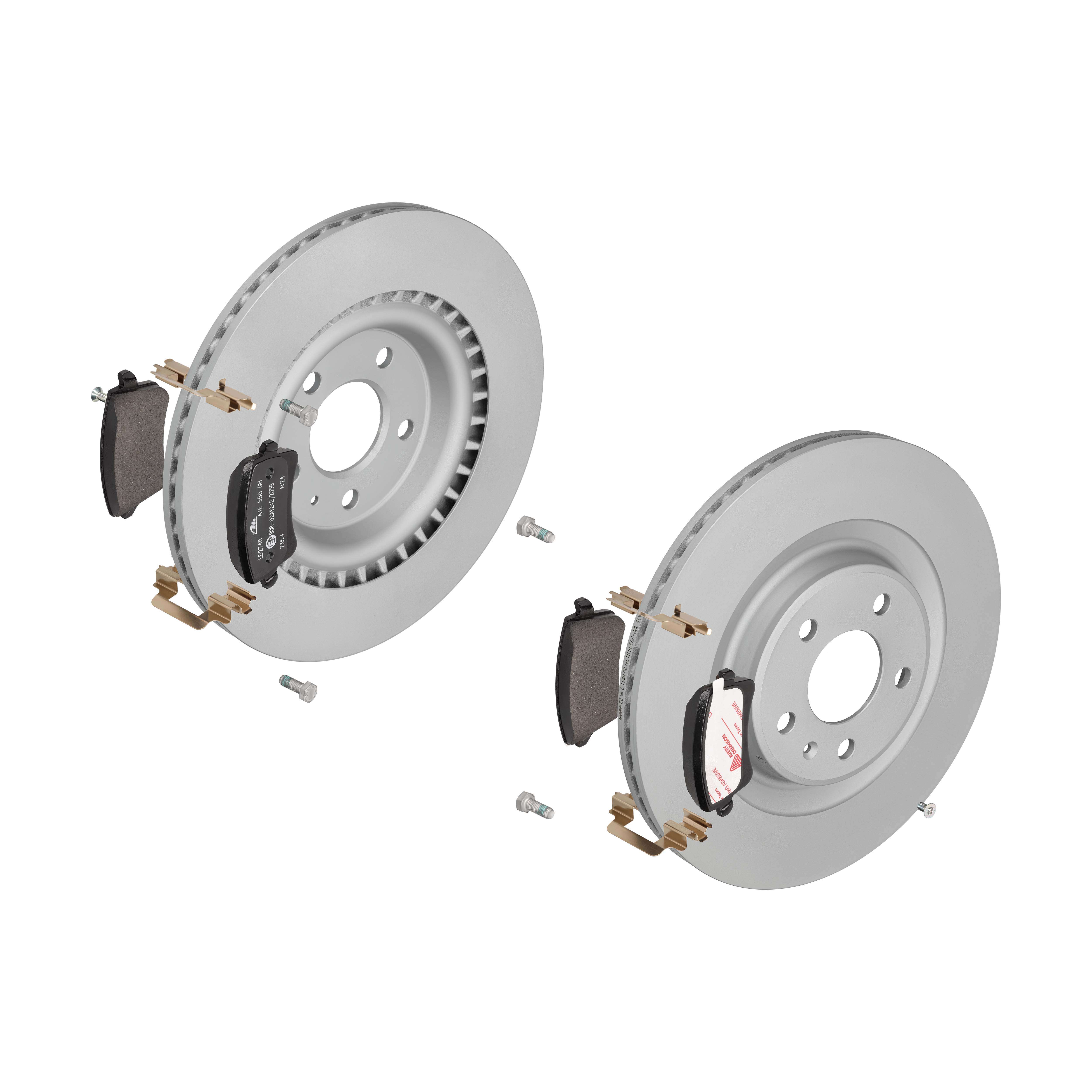ATE Bremsensatz, Scheibenbremse ijzjsgl3n8 Hinterachse belüftet 330mm 21mm für VAG PORSCHE