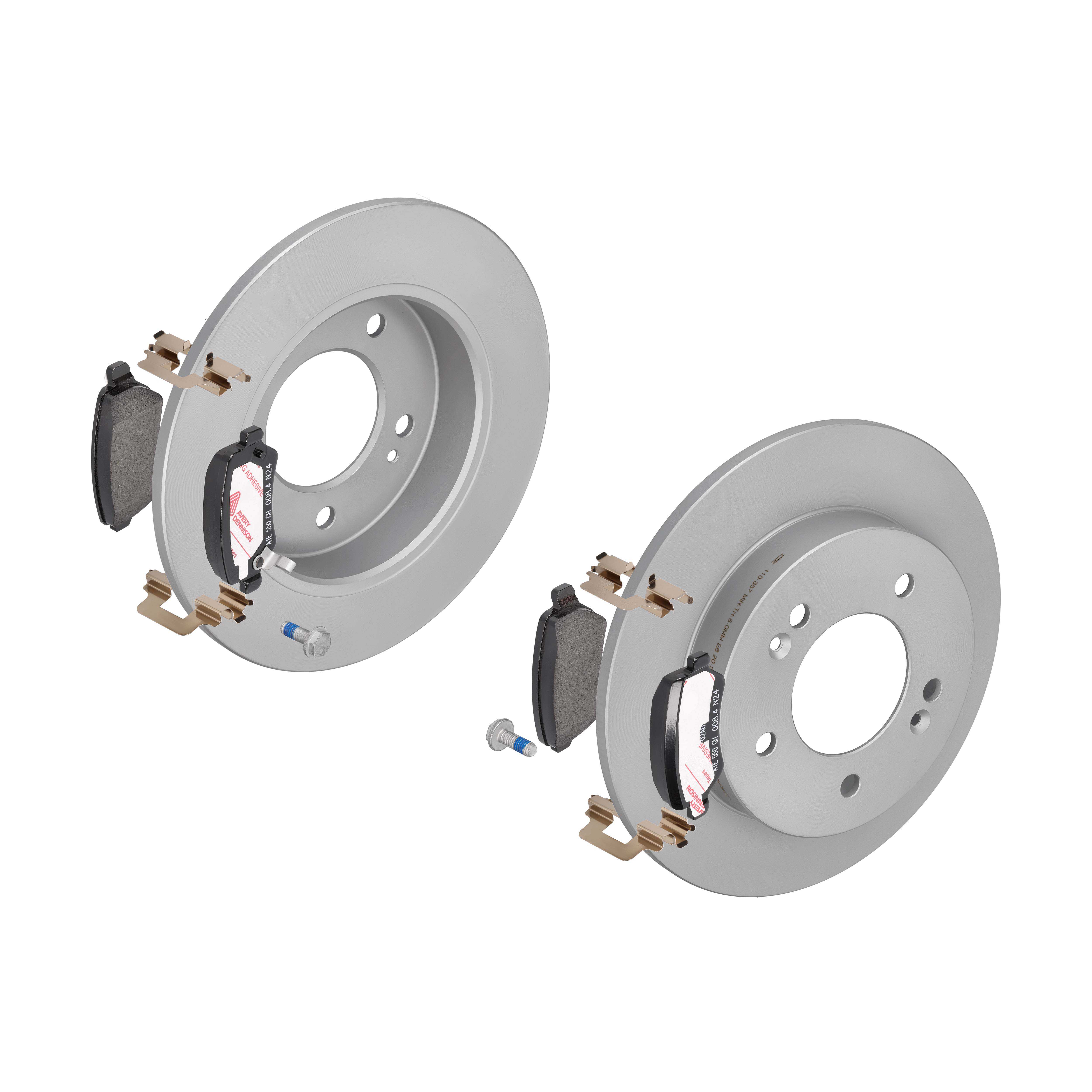 ATE Bremsensatz, Scheibenbremse ik3ebyn5m1 Hinterachse Voll 258mm 10mm für OPEL VAUXHALL CHEVROLET KIA