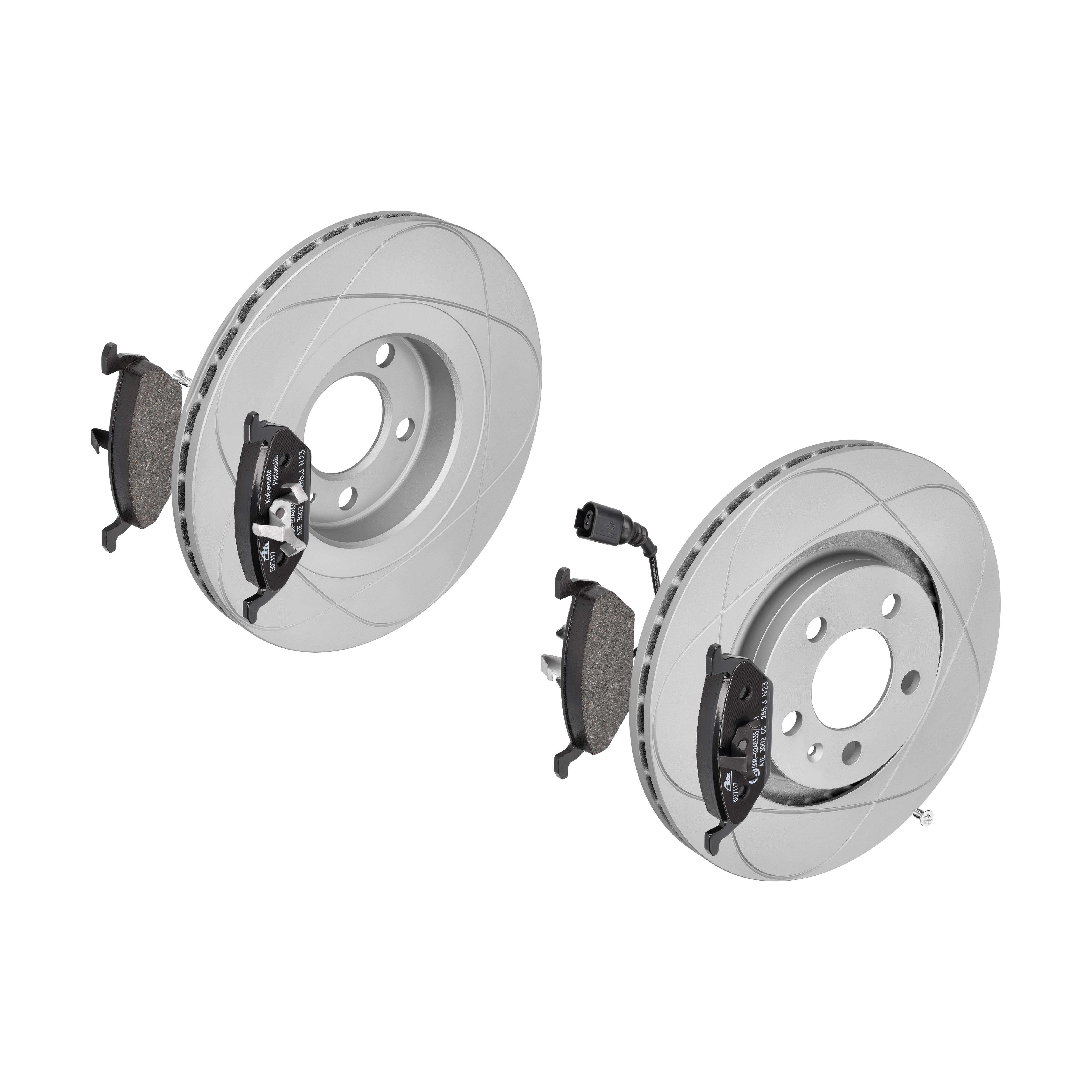 ATE Bremsensatz, Scheibenbremse ijzjsgjub6 Vorderachse belüftet 280mm 22mm für SKODA SEAT VAG