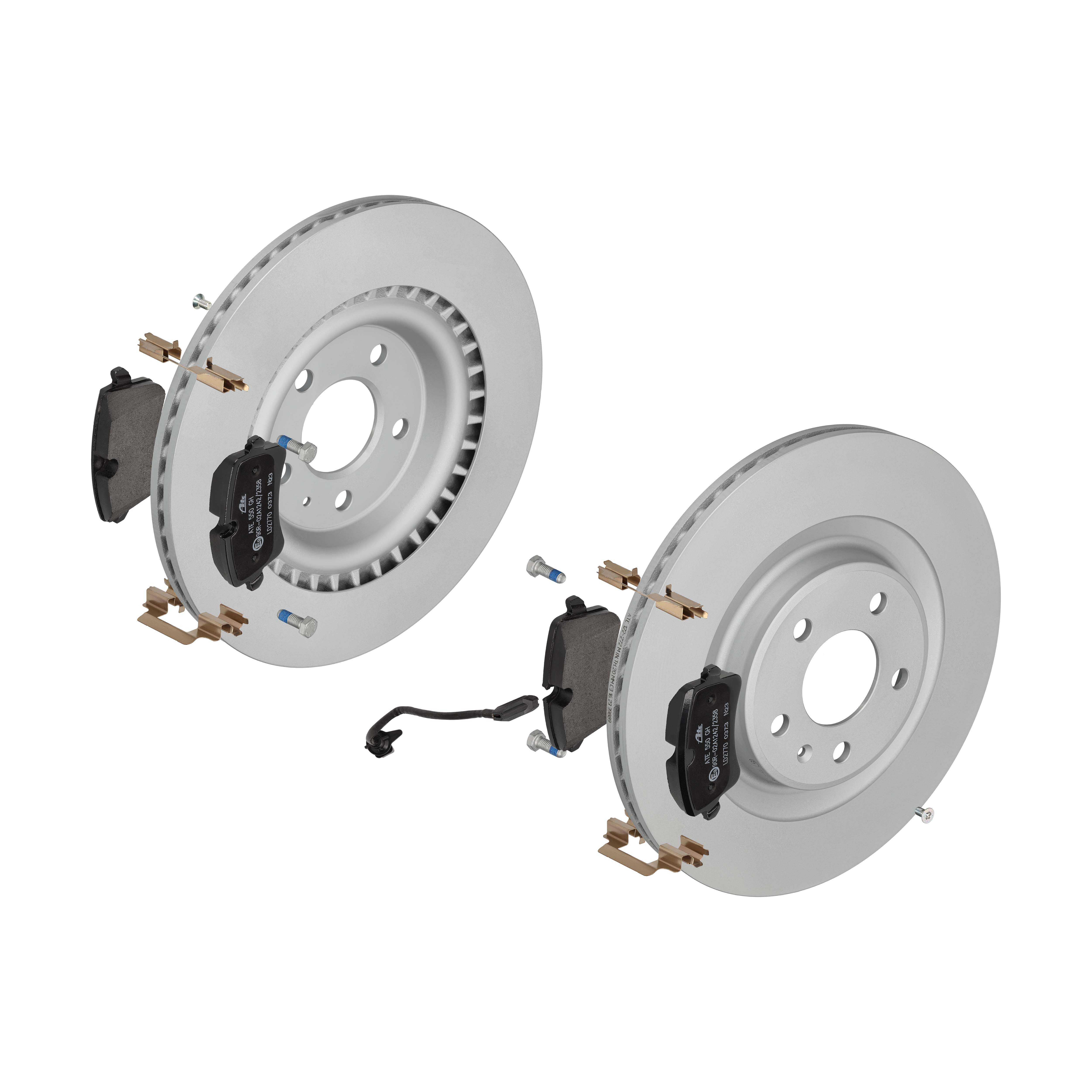 ATE Bremsensatz, Scheibenbremse ijzjsglkh4 Hinterachse belüftet 330mm 21mm für VAG PORSCHE