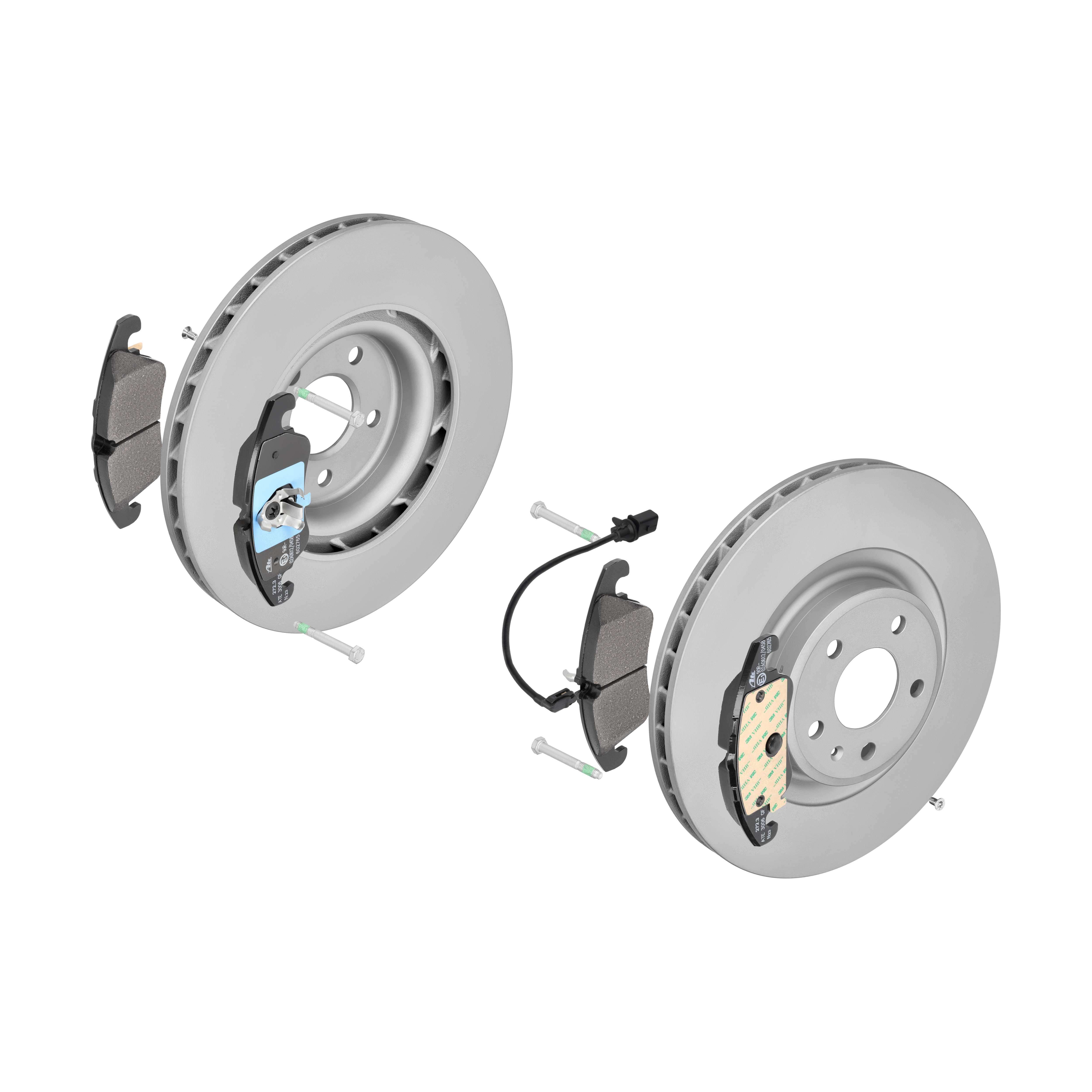 ATE Bremsensatz, Scheibenbremse ijzjsgipm1 Vorderachse belüftet 345mm 29mm für VAG