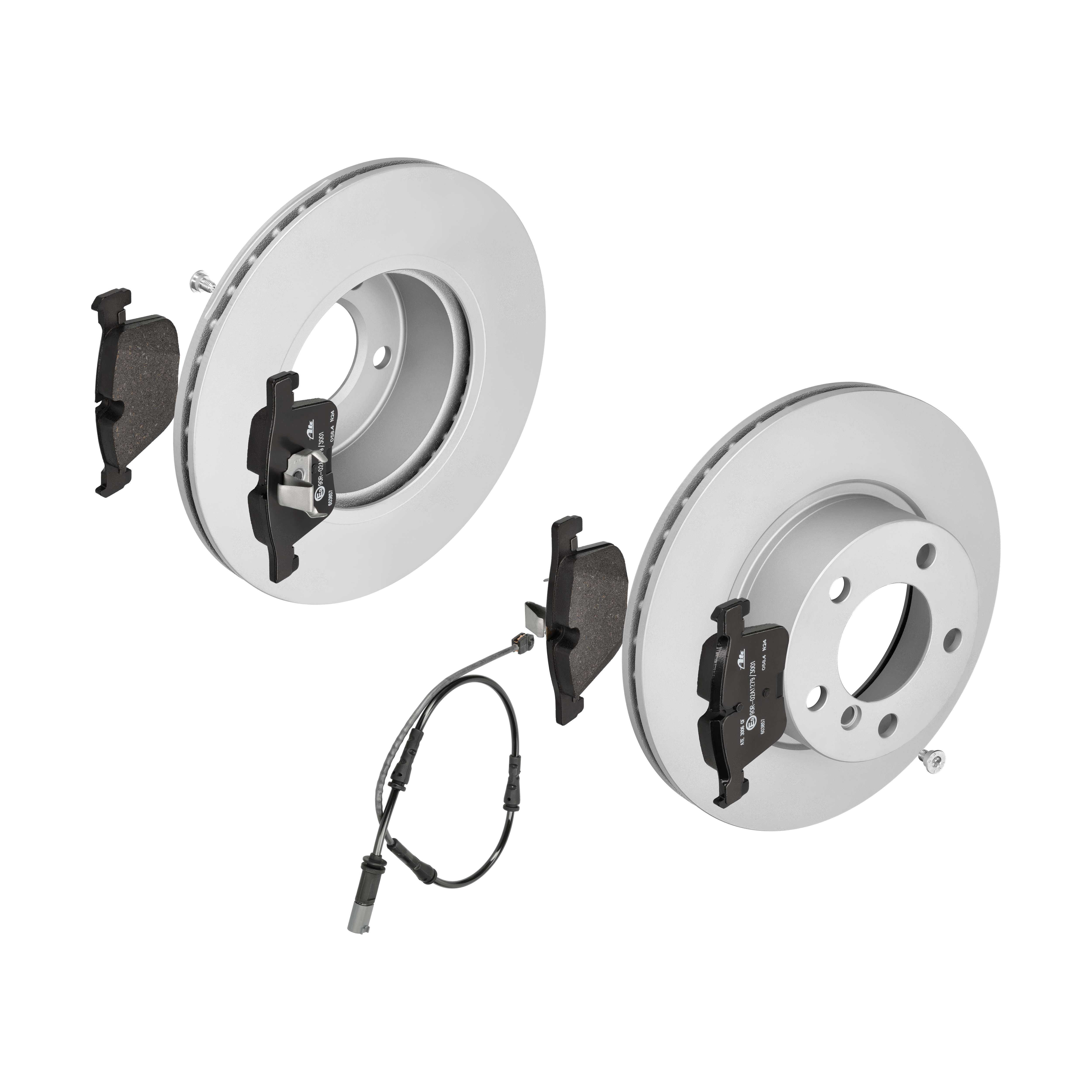 ATE Bremsensatz, Scheibenbremse ijf141ccb9 Vorderachse belüftet 300mm 22mm für BMW