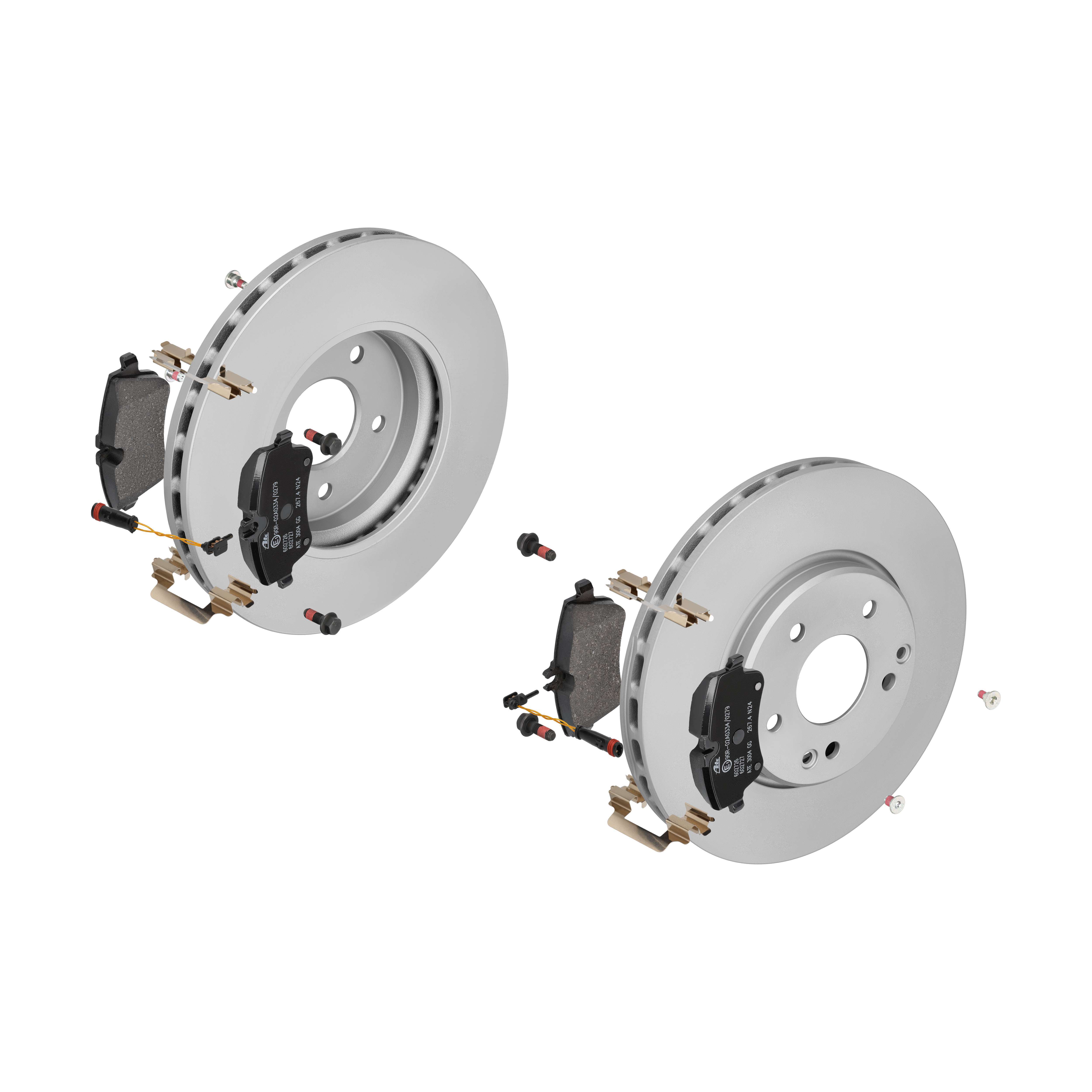 ATE Bremsensatz, Scheibenbremse sg00000b47 Vorderachse belüftet 300mm 28mm für MERCEDES-BENZ MAYBACH CHRYSLER