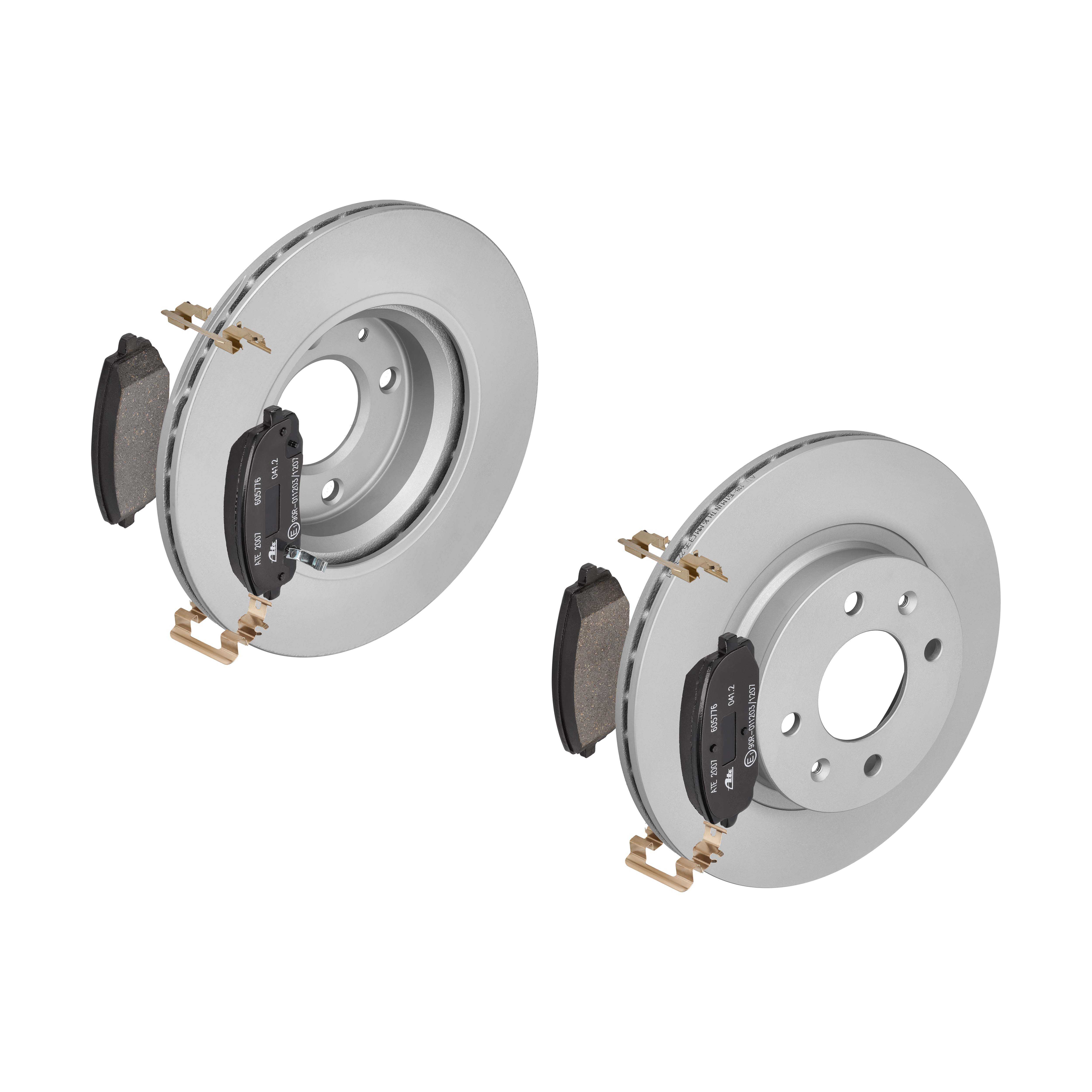 ATE Bremsensatz, Scheibenbremse ijf14155u0 Vorderachse belüftet 256mm 18mm für KIA HYUNDAI