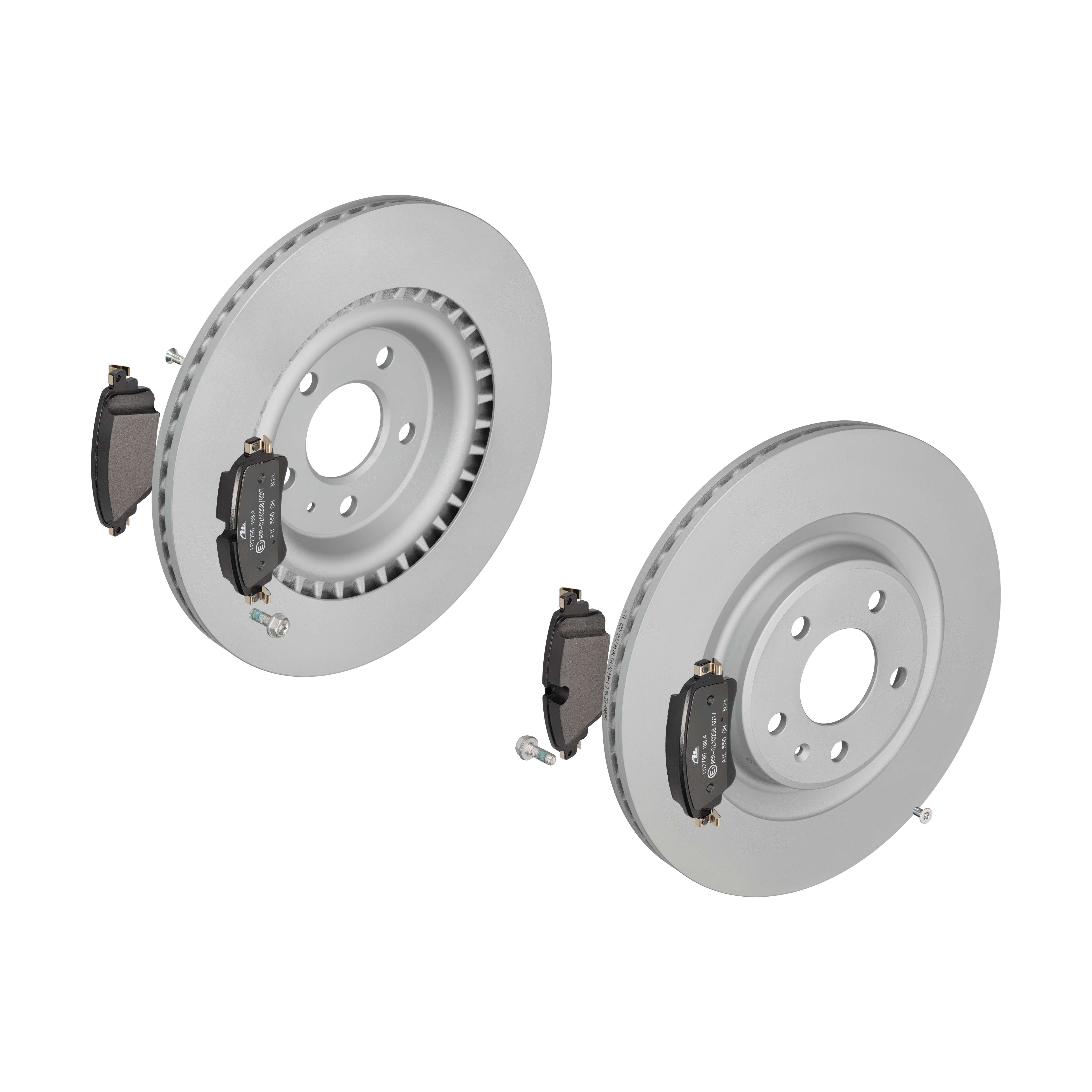 ATE Bremsensatz, Scheibenbremse sg00000b50 Hinterachse belüftet 330mm 21mm für VAG PORSCHE