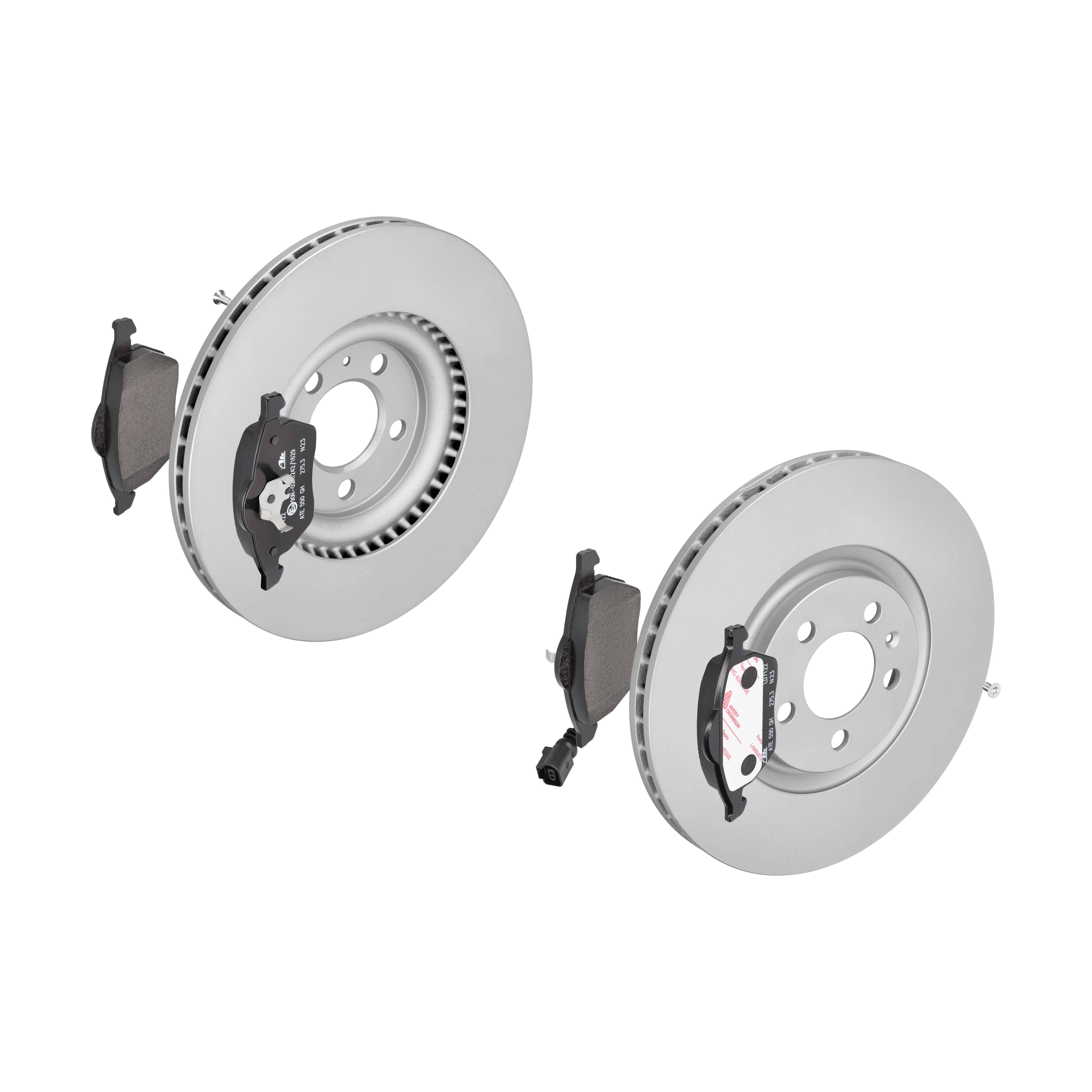 ATE Bremsensatz, Scheibenbremse ijzjsghav4 Vorderachse belüftet 310mm 25mm für SEAT VAG