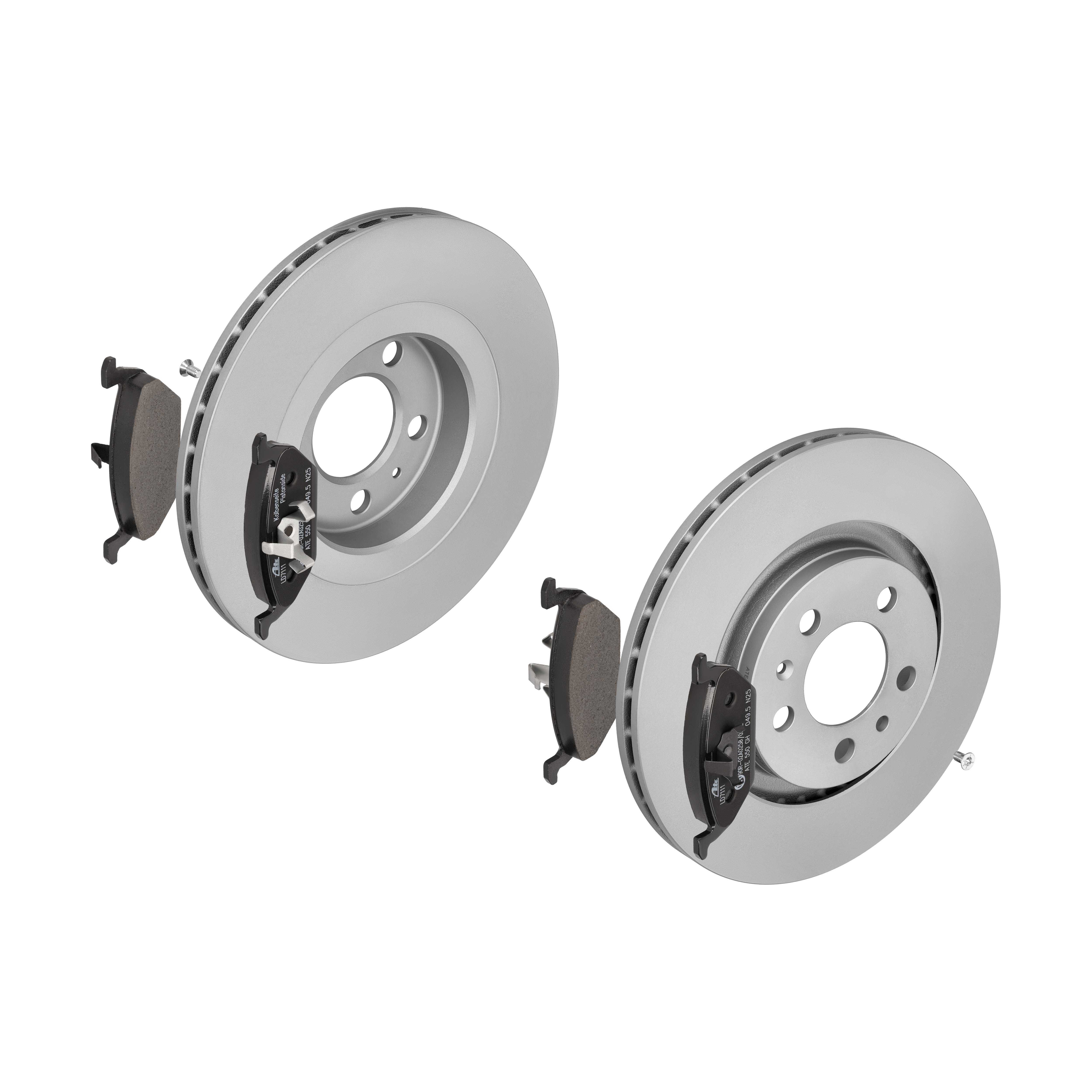 ATE Bremsensatz, Scheibenbremse ijzjsgi0x2 Vorderachse belüftet 280mm 22mm für SKODA SEAT VAG
