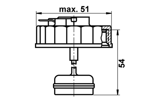 Produktbild für Verschluss, Bremsflüssigkeitsbehälter