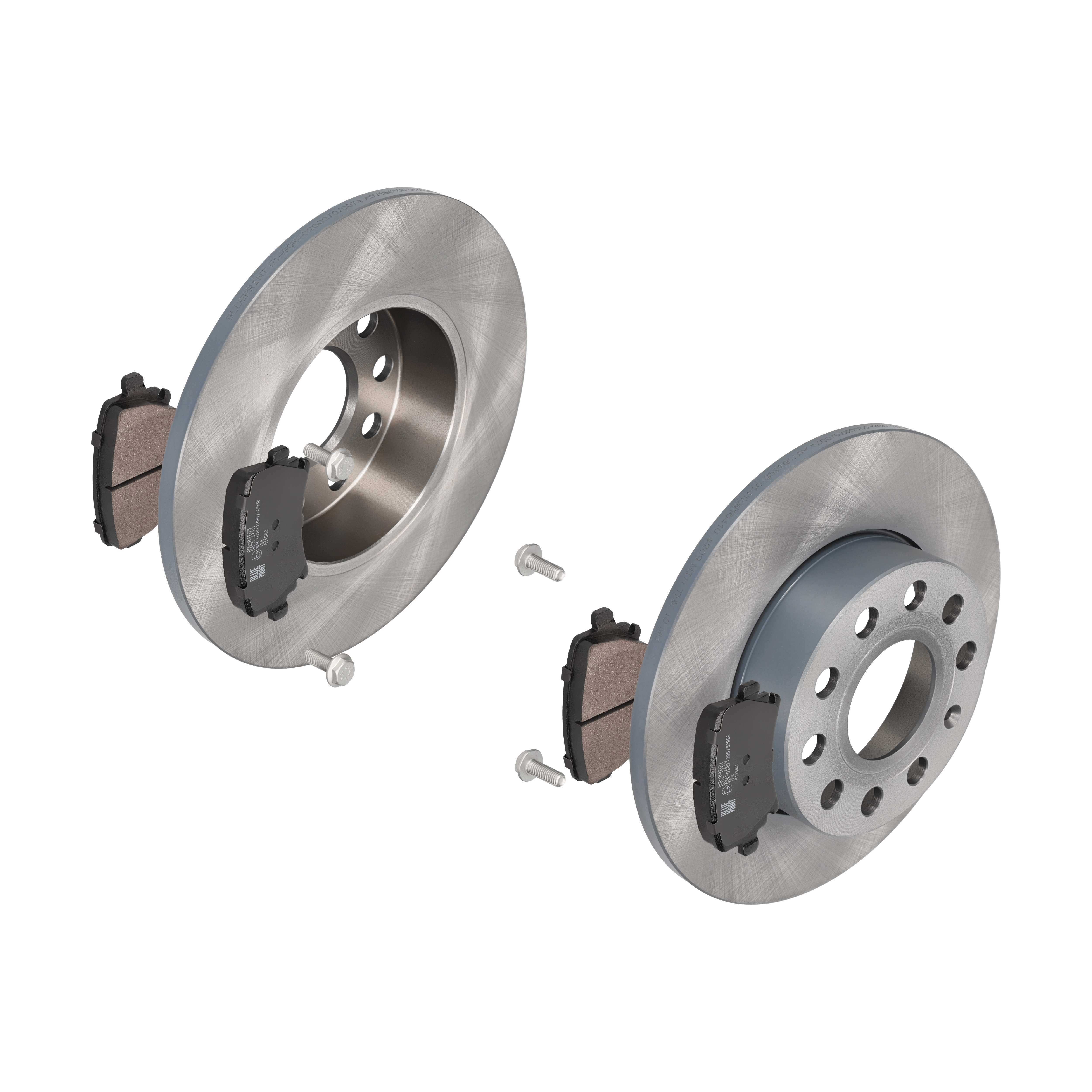 BLUE PRINT Bremsensatz, Scheibenbremse vkbs0441 Hinterachse Voll 260mm für SKODA VW SEAT AUDI