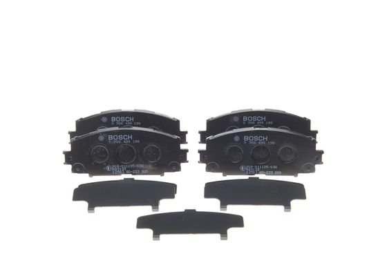 BOSCH Bremsensatz, Scheibenbremse ijf140v7v0 Vorderachse belüftet 255mm 22mm für TOYOTA LEXUS