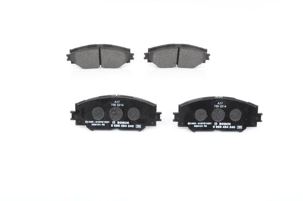 BOSCH Bremsensatz, Scheibenbremse ijf140v8m8 Vorderachse belüftet 275mm 22mm für LEXUS TOYOTA
